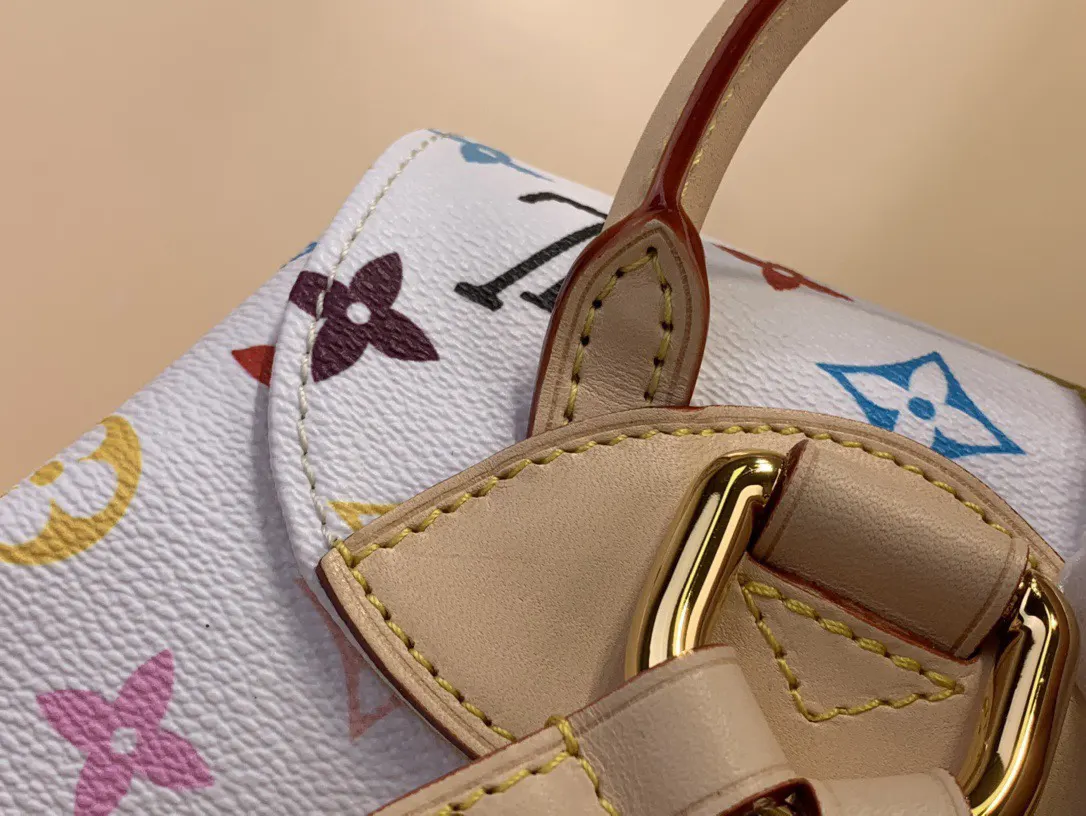 LV 牛皮 双肩包 实用双肩款