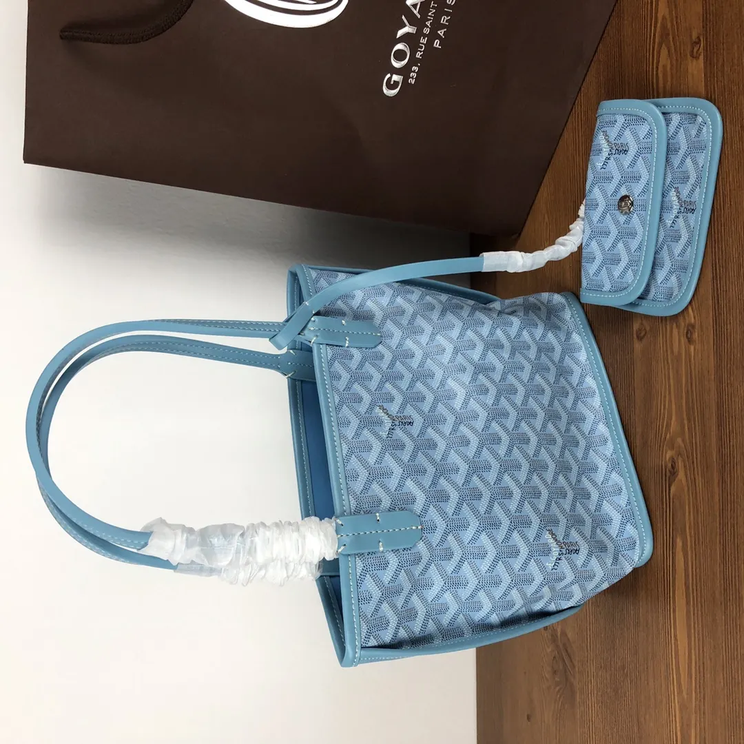Goyard 双面对花mini购物袋多色低调又經典的Y字花纹 非常 旅行袋 大容量旅行款