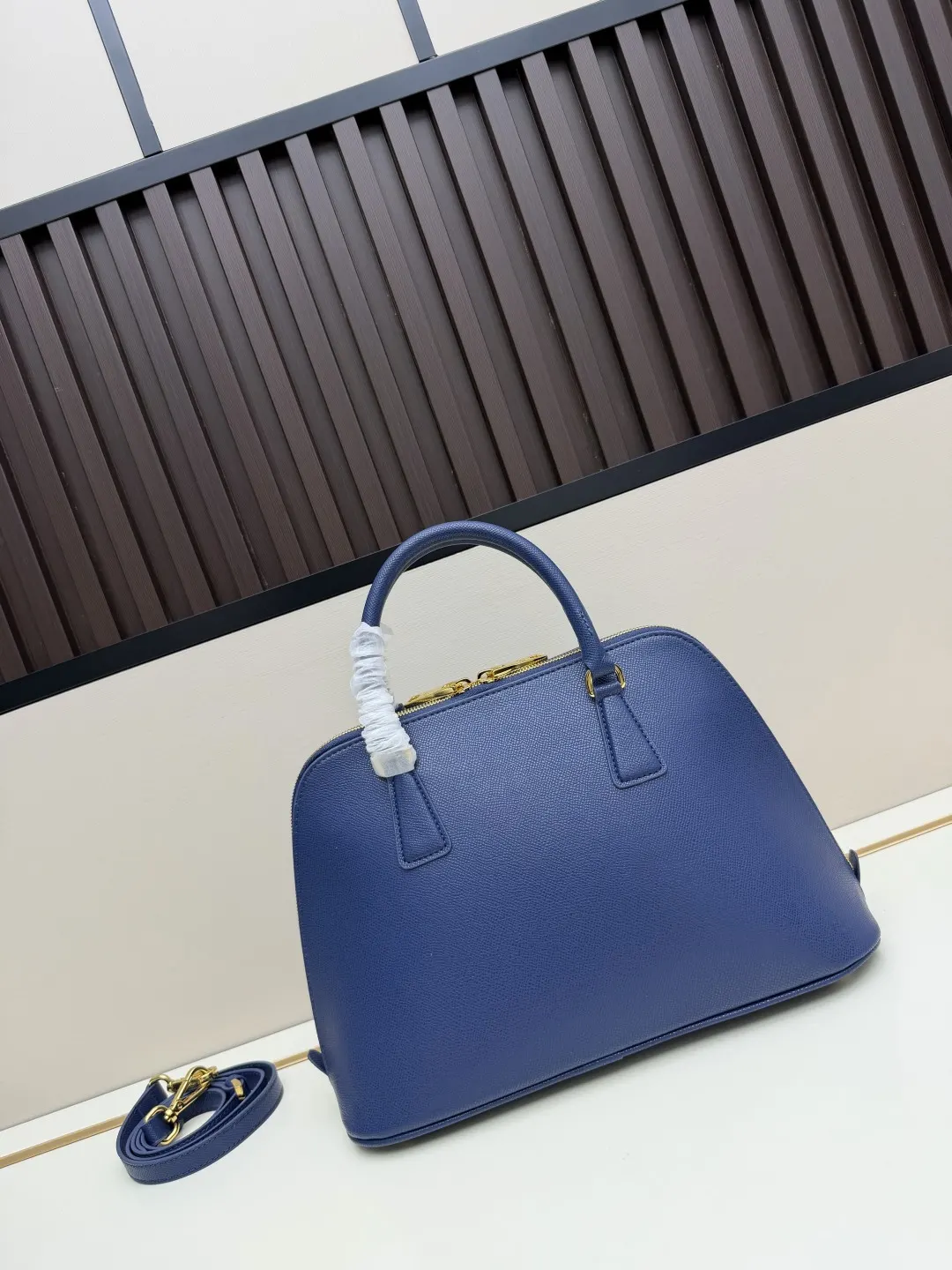 Prada Saffiano Top Handle Bag Commuter Leather