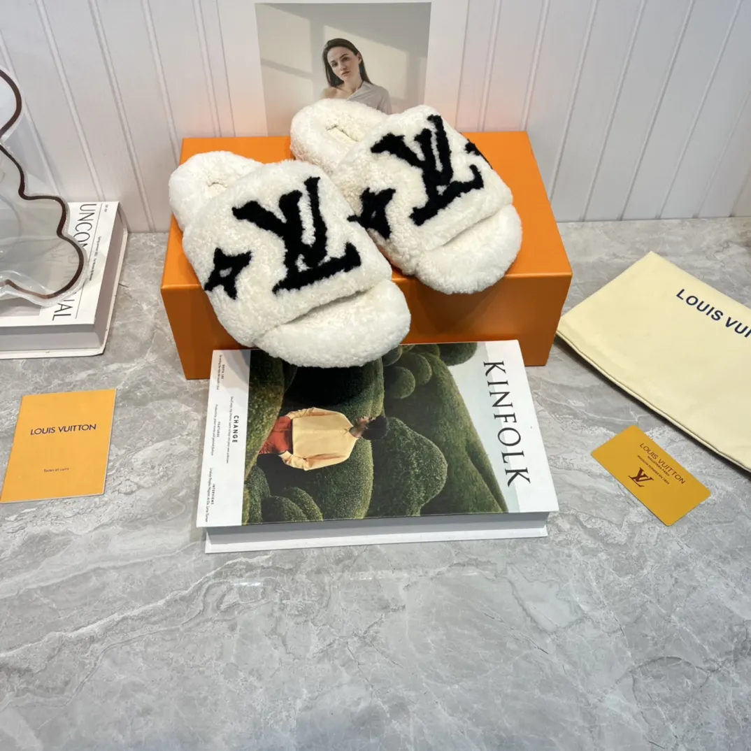 LV Platform Slippers Casual Versatile | ORBUYBAG High-End Fashion Boutique