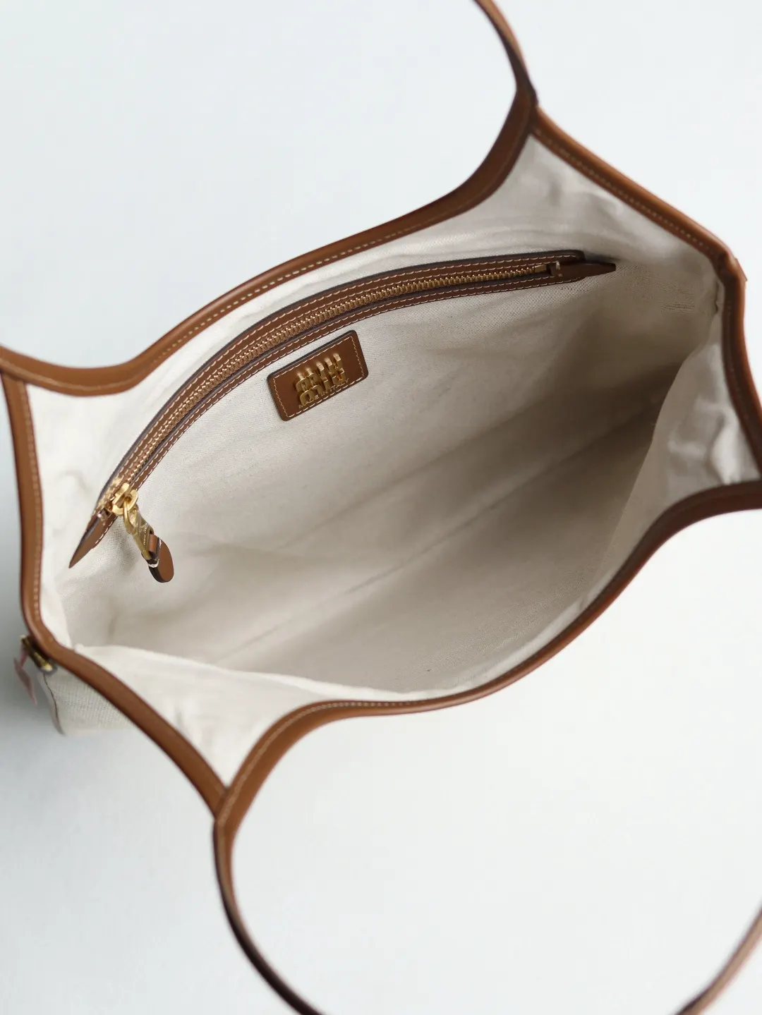 Gold Top Handle Bag Commuter Canvas