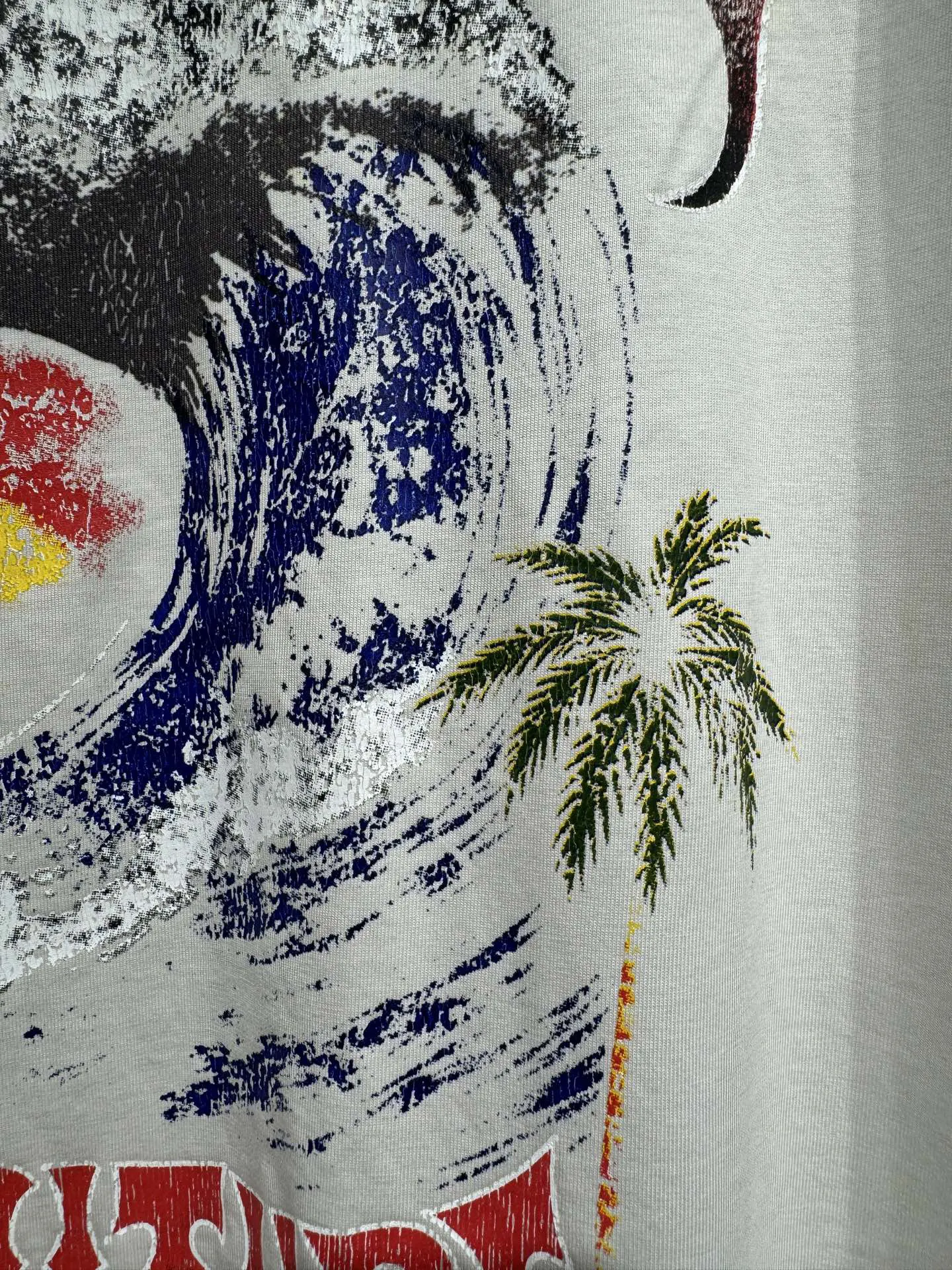 Balenciaga Print Short Sleeve T-Shirt Street