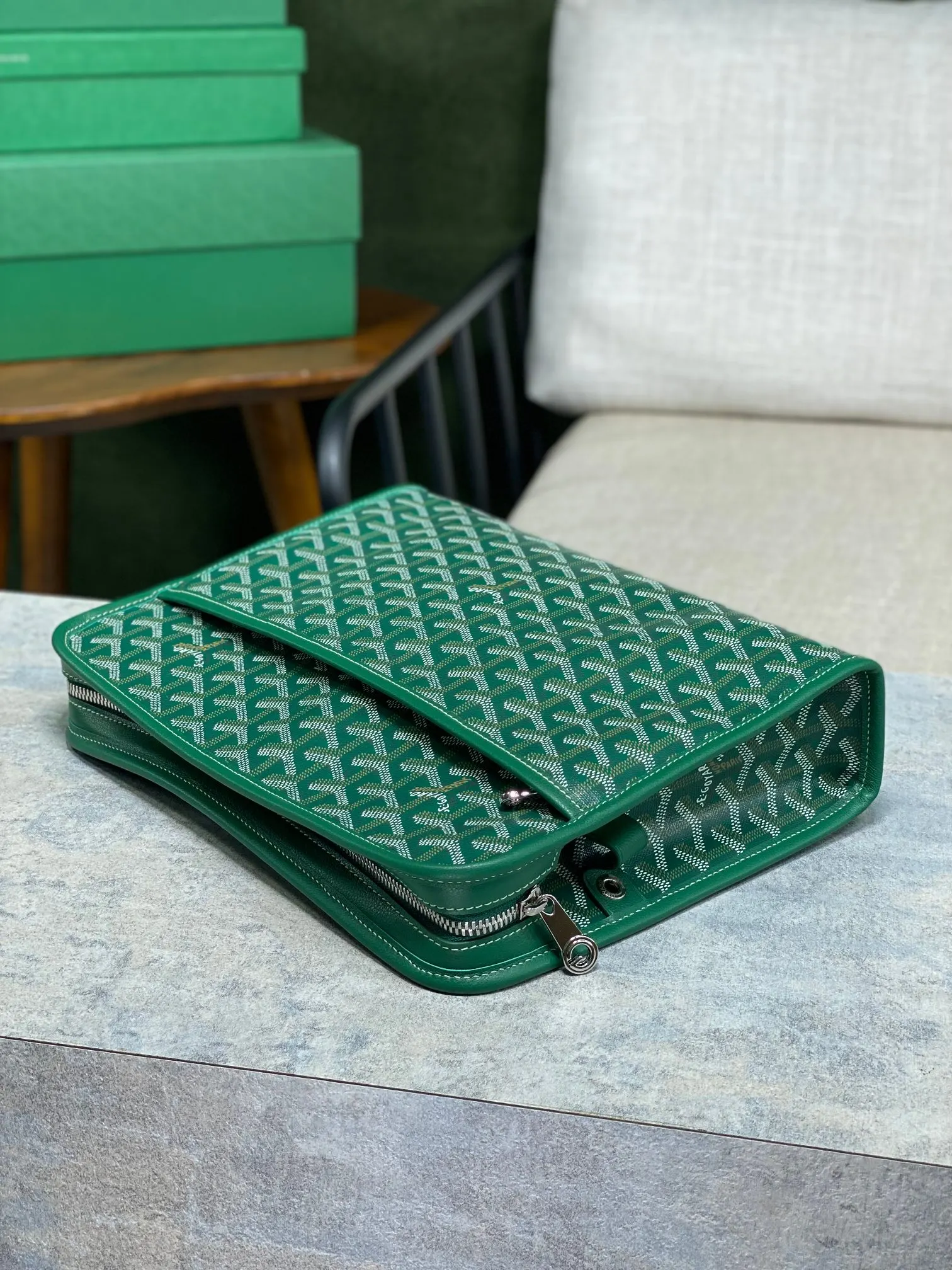 Goyard 黄色 牛皮 化妝包 精選款(數字13) Goyard 黄色 牛皮 化妝包 精選款(數字13)
