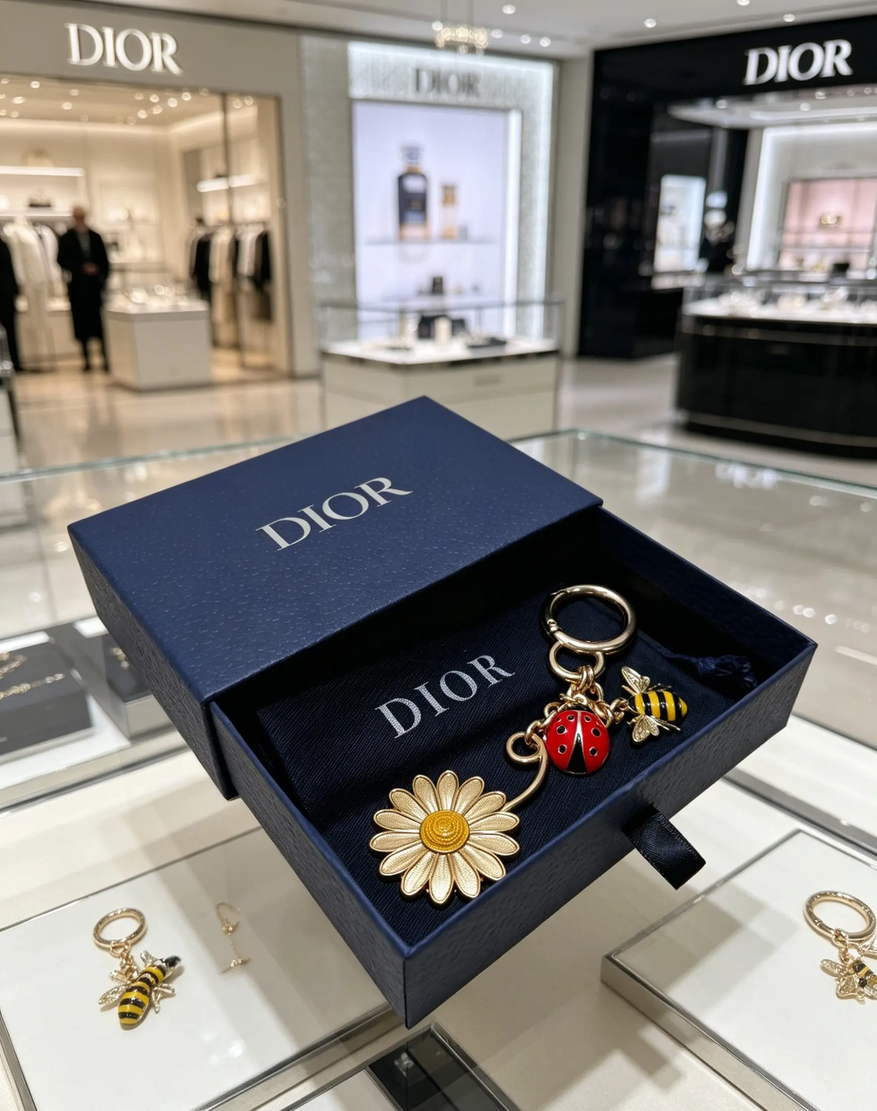 Dior 彩色吊坠项链 礼盒