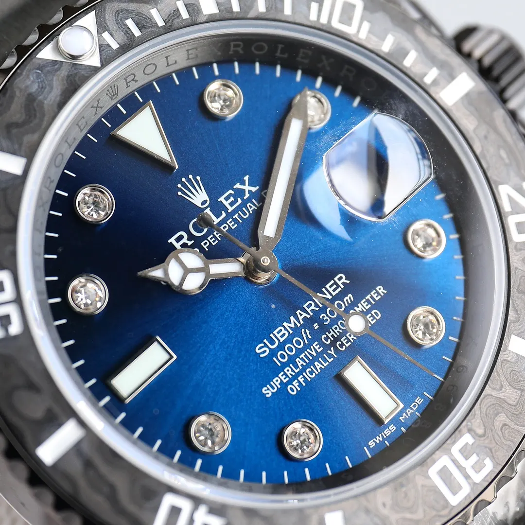Rolex 定制款SUB水鬼 稀缺大钻钉表盘 手表 经典腕表款