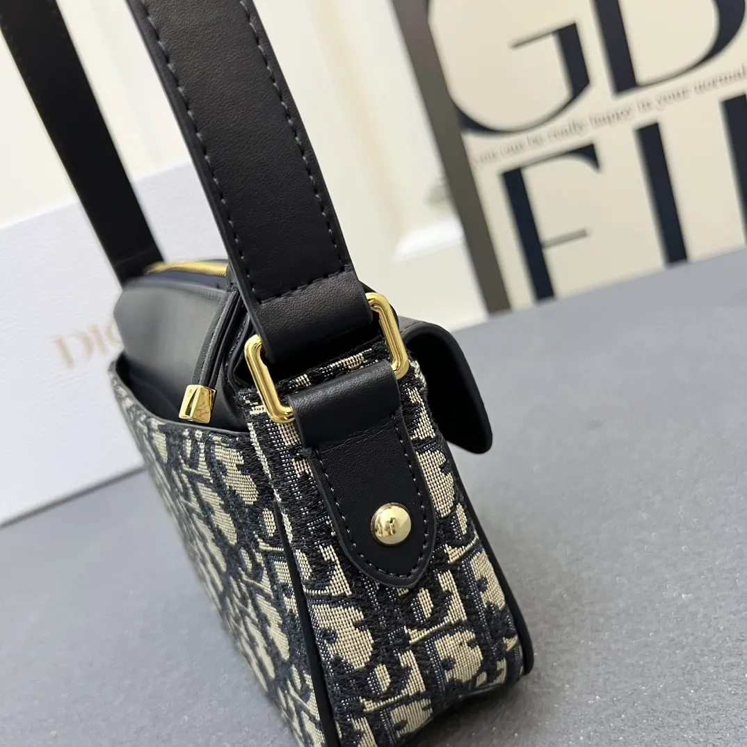 Dior Oblique老花牛皮手袋 手提斜挎