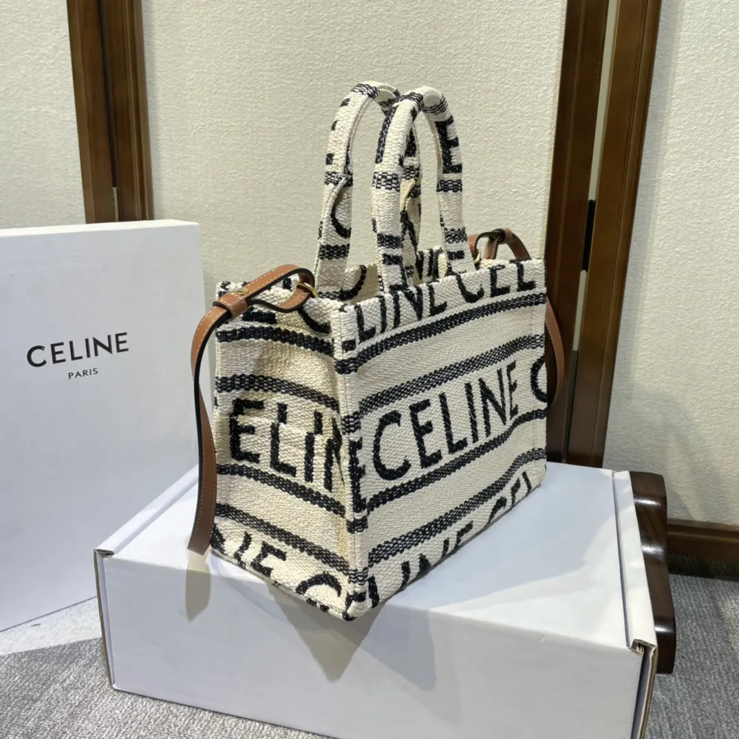 Celine Triomphe 黑色 牛皮 托特包 大容量托特款