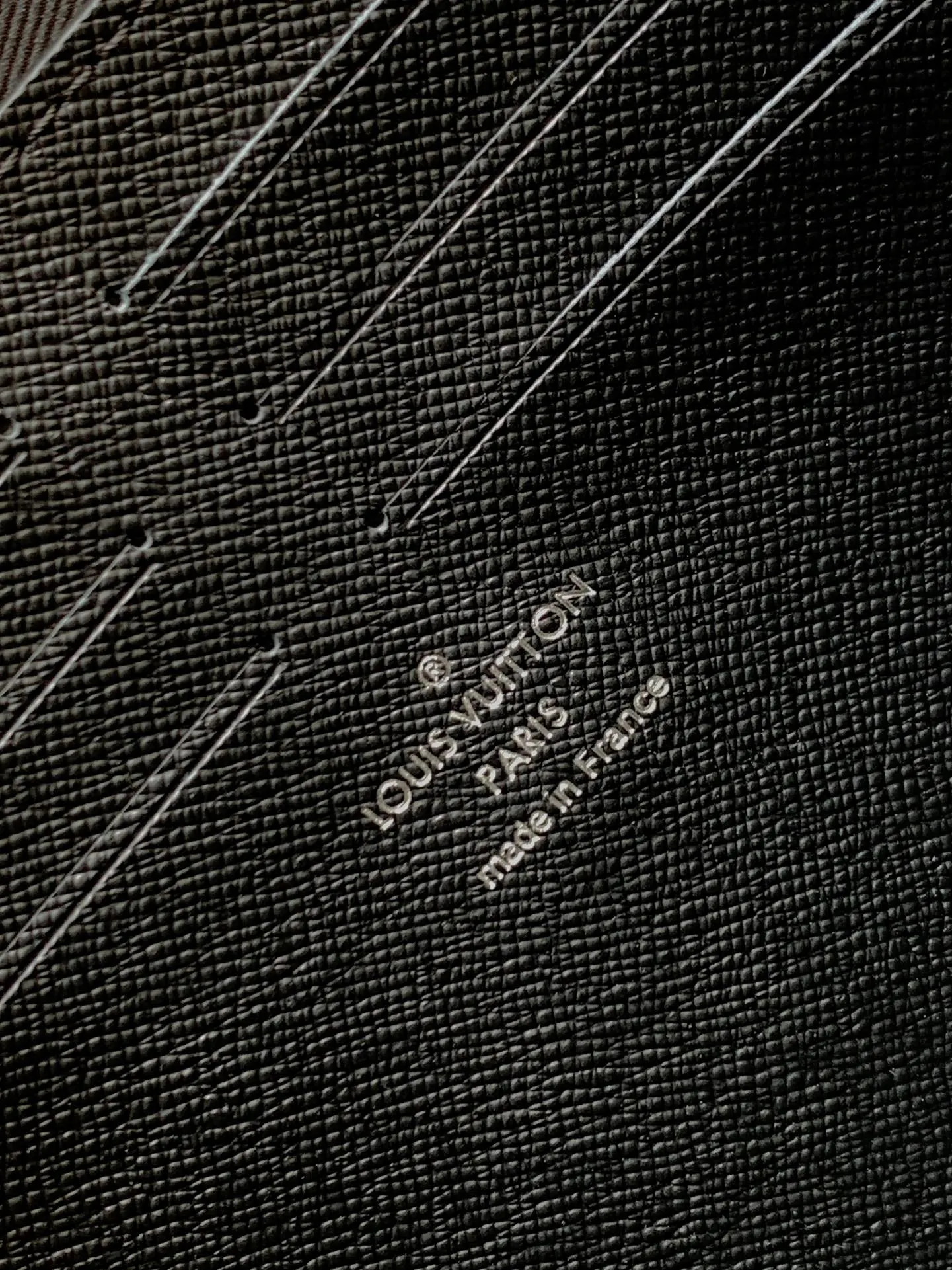Monogram Clutch Bag Leather