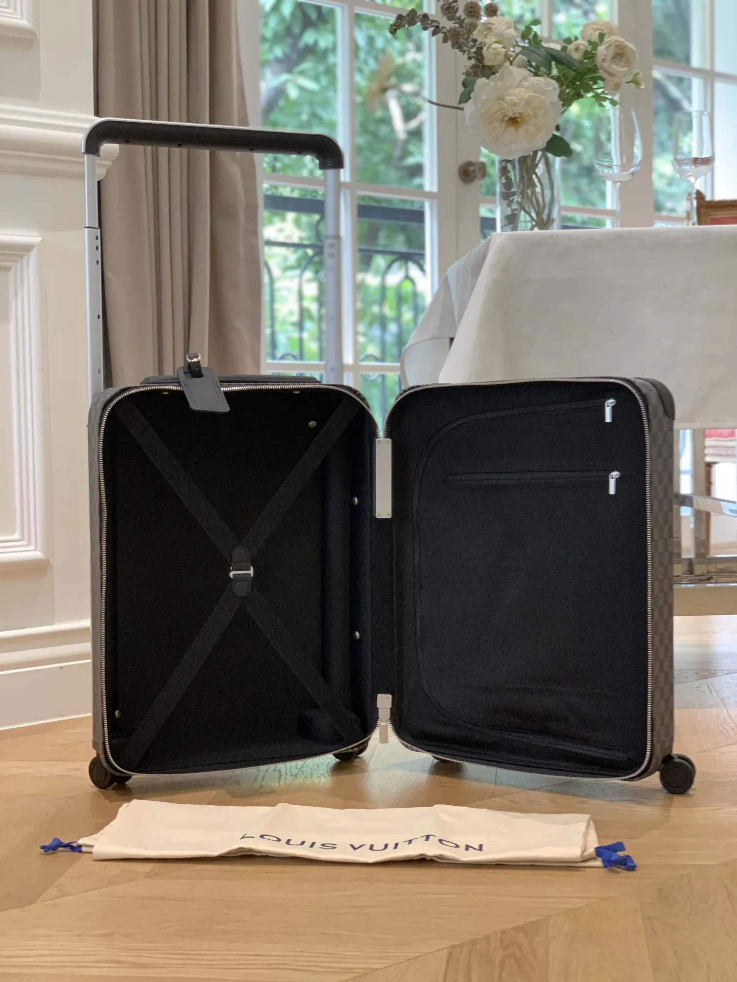 LV Horizon Damier Rolling Luggage Image 7 LV Horizon Damier Rolling Luggage Image 7