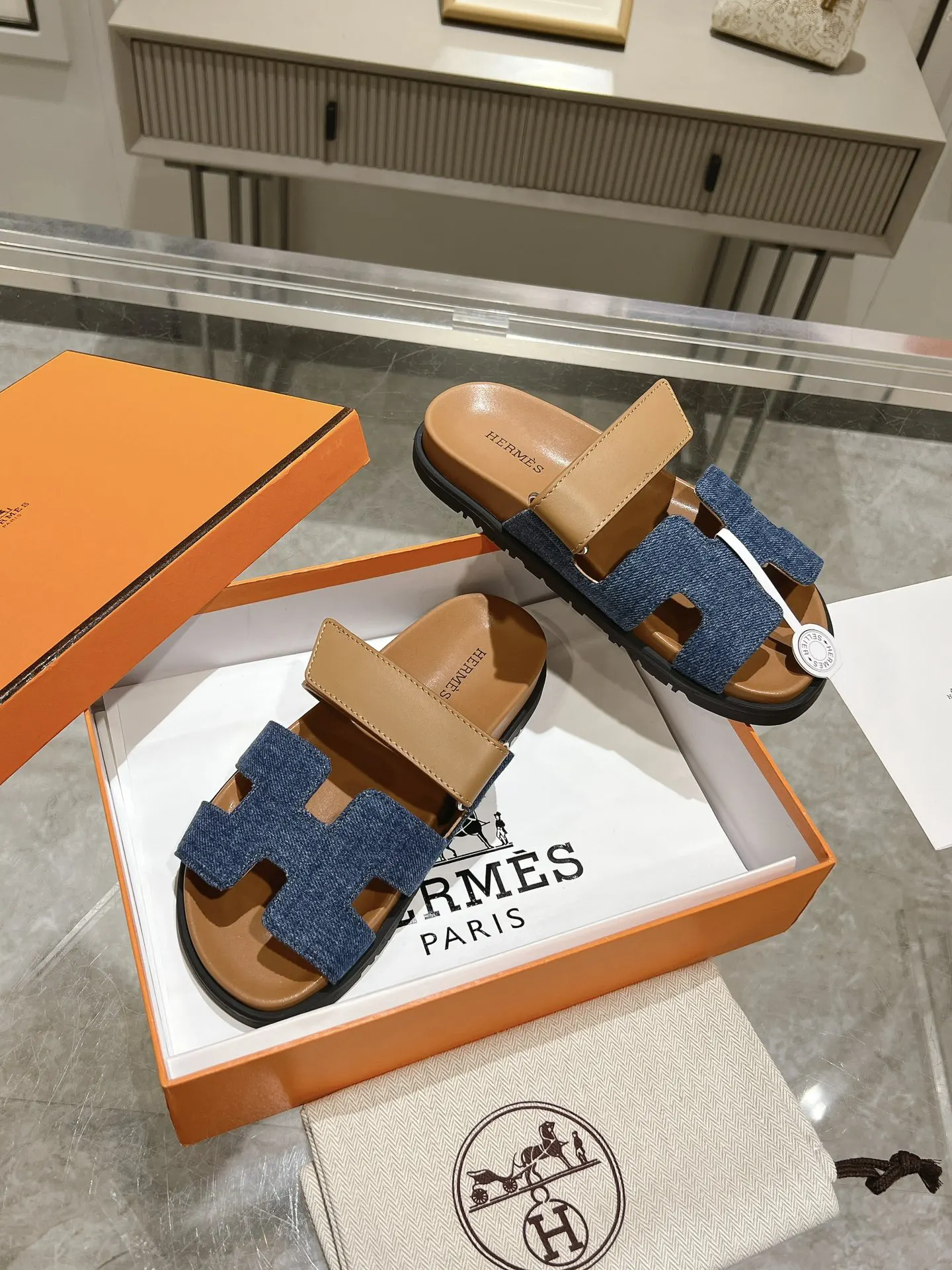 Hermes 拖鞋 舒适百搭款