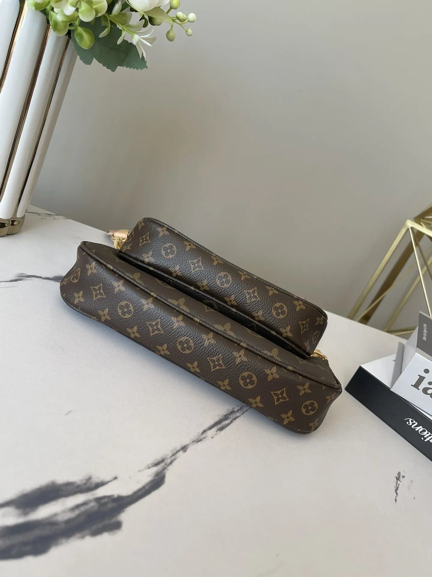 LV 粉色 綠色 帆布 鏈條包 精致鏈條款