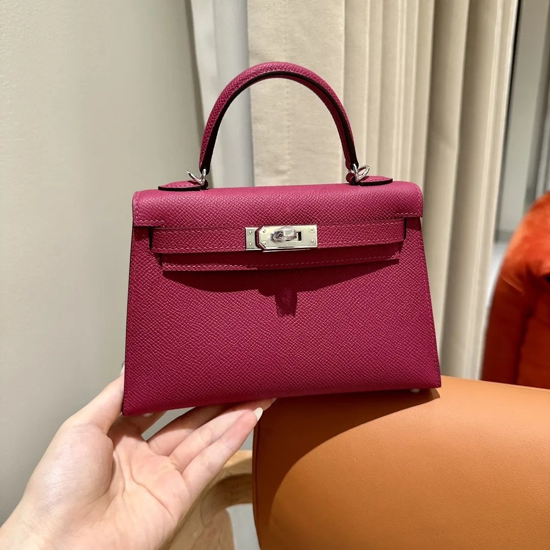 Hermès Kelly Mini Epsom掌纹牛皮 斜挎包 19cm