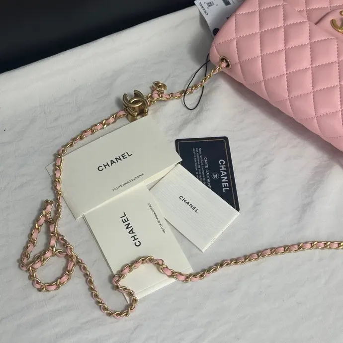 Pink Chain Bag Image 9 Pink Chain Bag Image 9