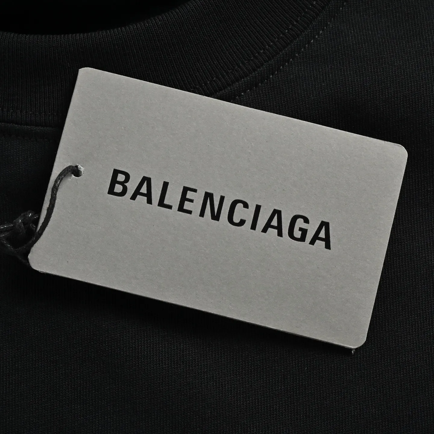 Balenciaga Cotton Logo Short Sleeve T-Shirt Loose