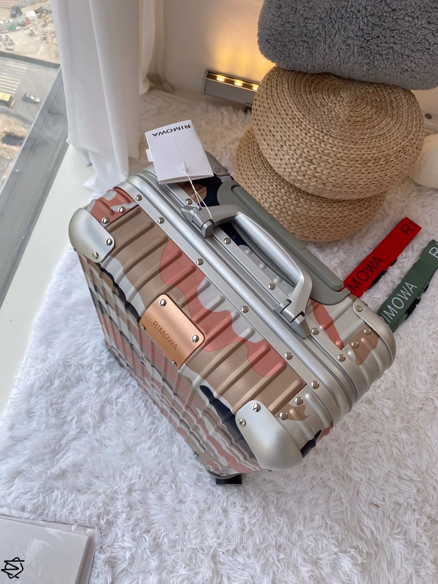 粉色 綠色 Rimowa 日默瓦行李箱 拉杆箱 全鋁镁合金 准备 旅行拉杆款 輕便出行款