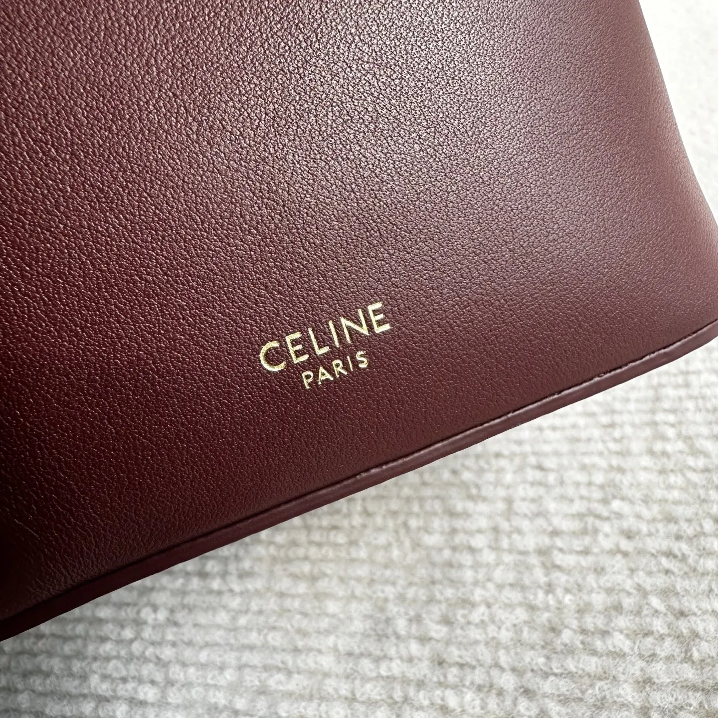 Gold Shoulder Bag Leather