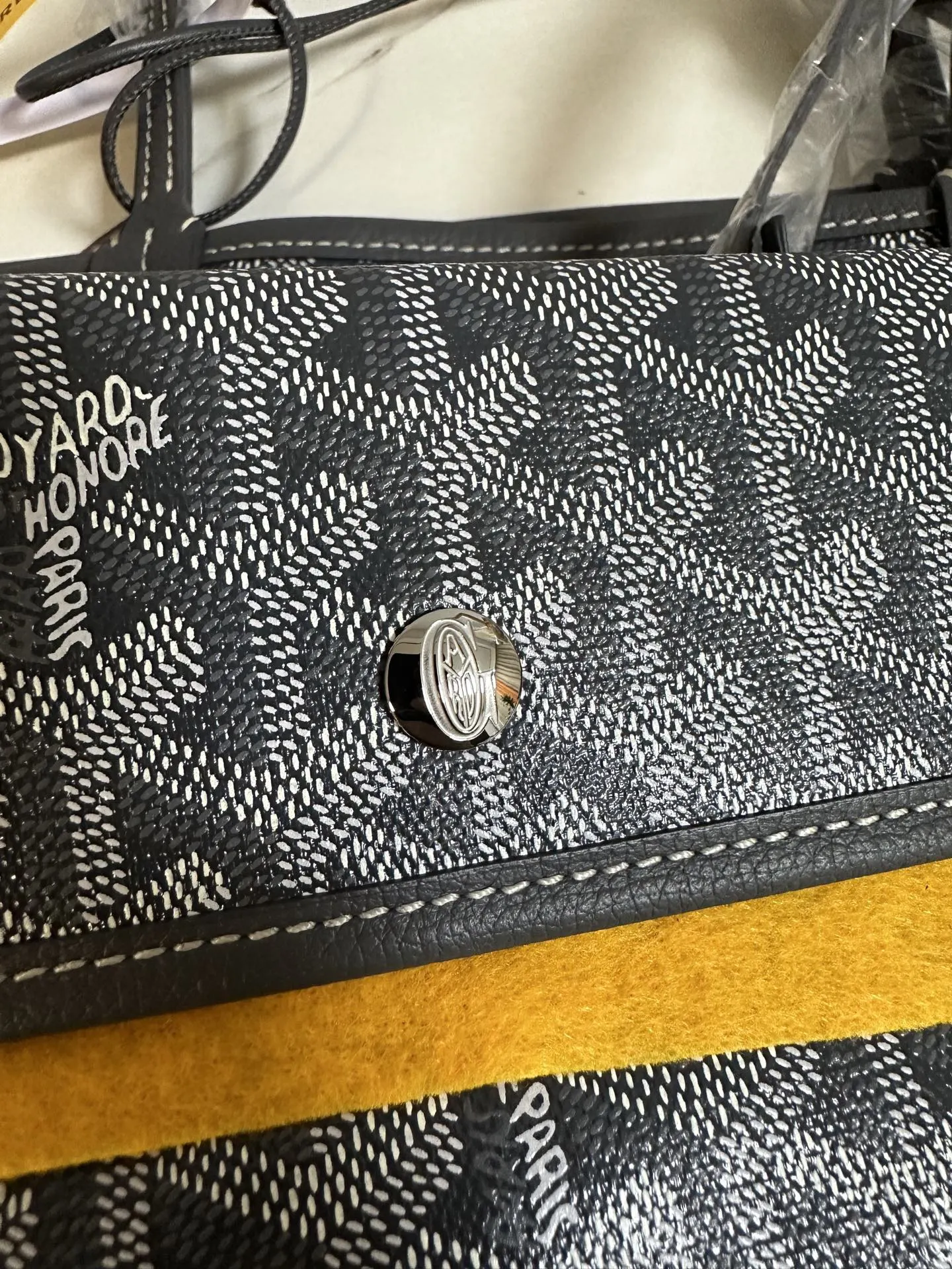 Goyard 灰色 小牛皮 托特包 大容量托特款