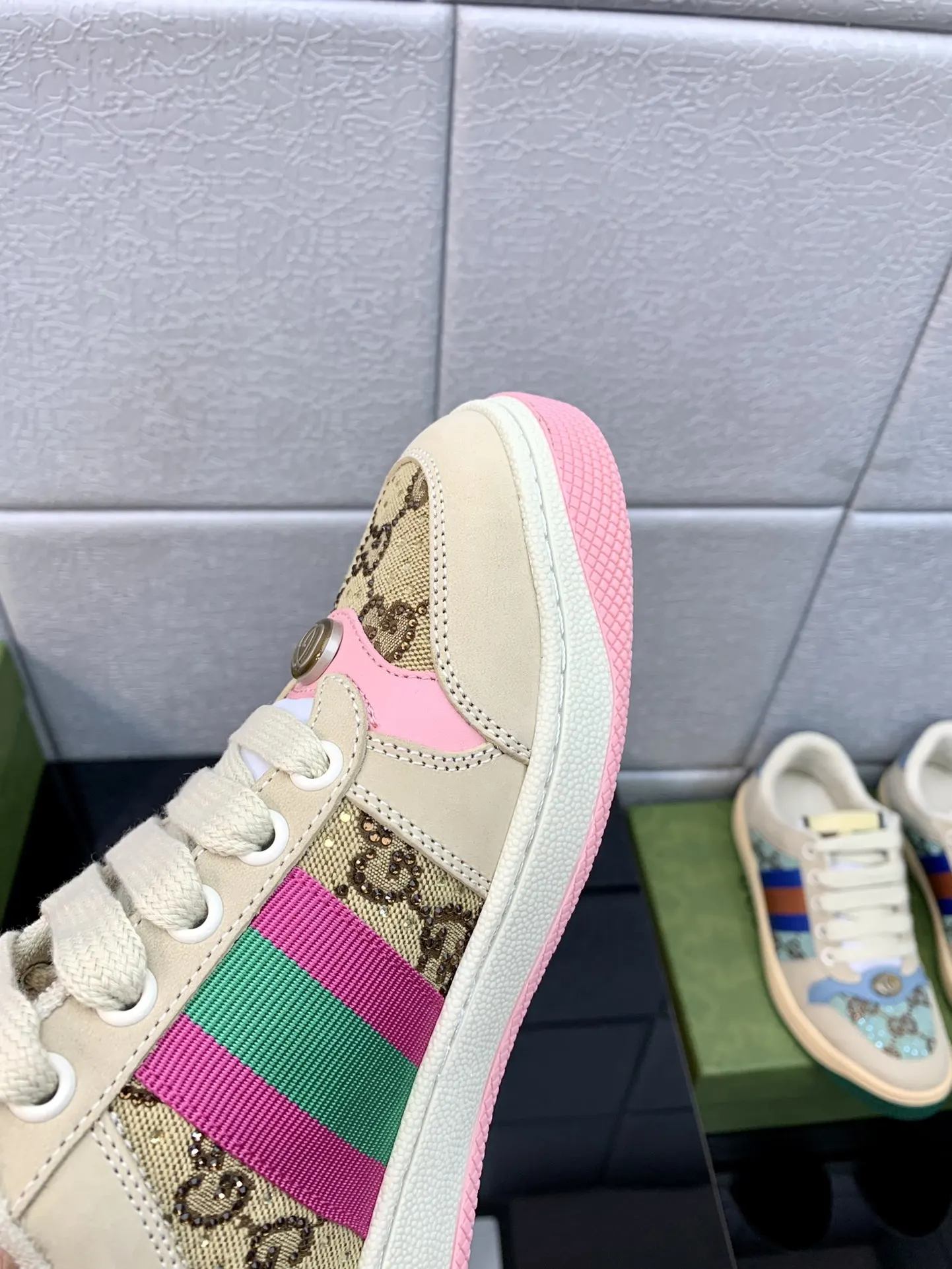 Gucci Logo休閒運動鞋