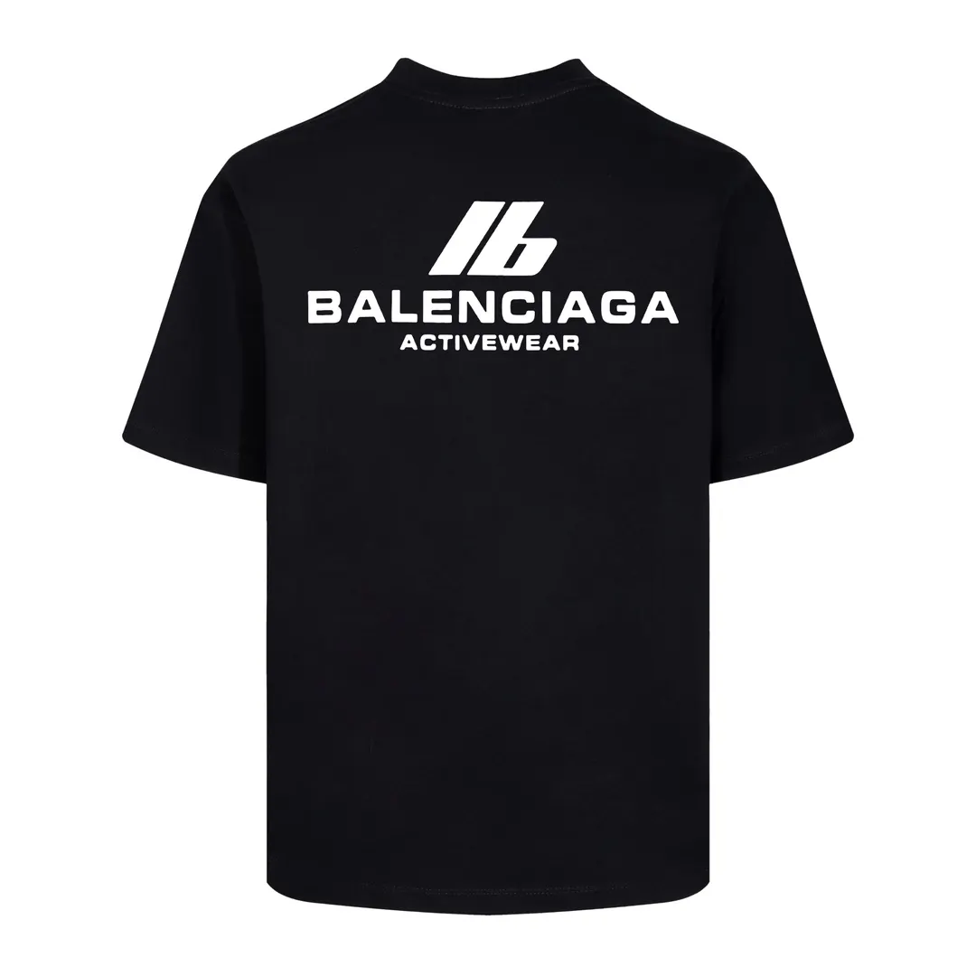 Balenciaga 黑色 短袖T恤 宽松休閒(數字2) Balenciaga 黑色 短袖T恤 宽松休閒(數字2)