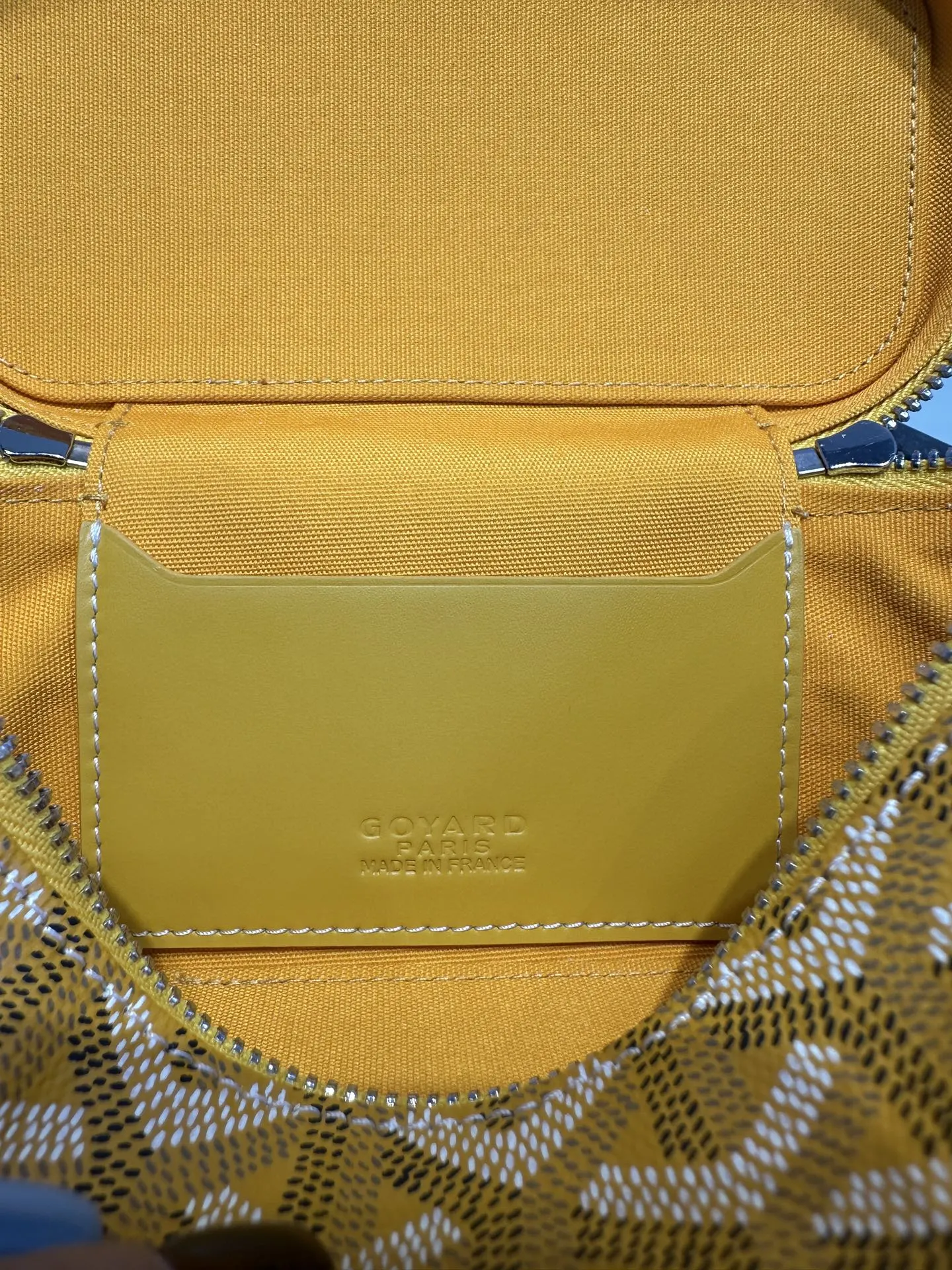 Goyard 黄色 小牛皮 收纳包 旅行收纳款