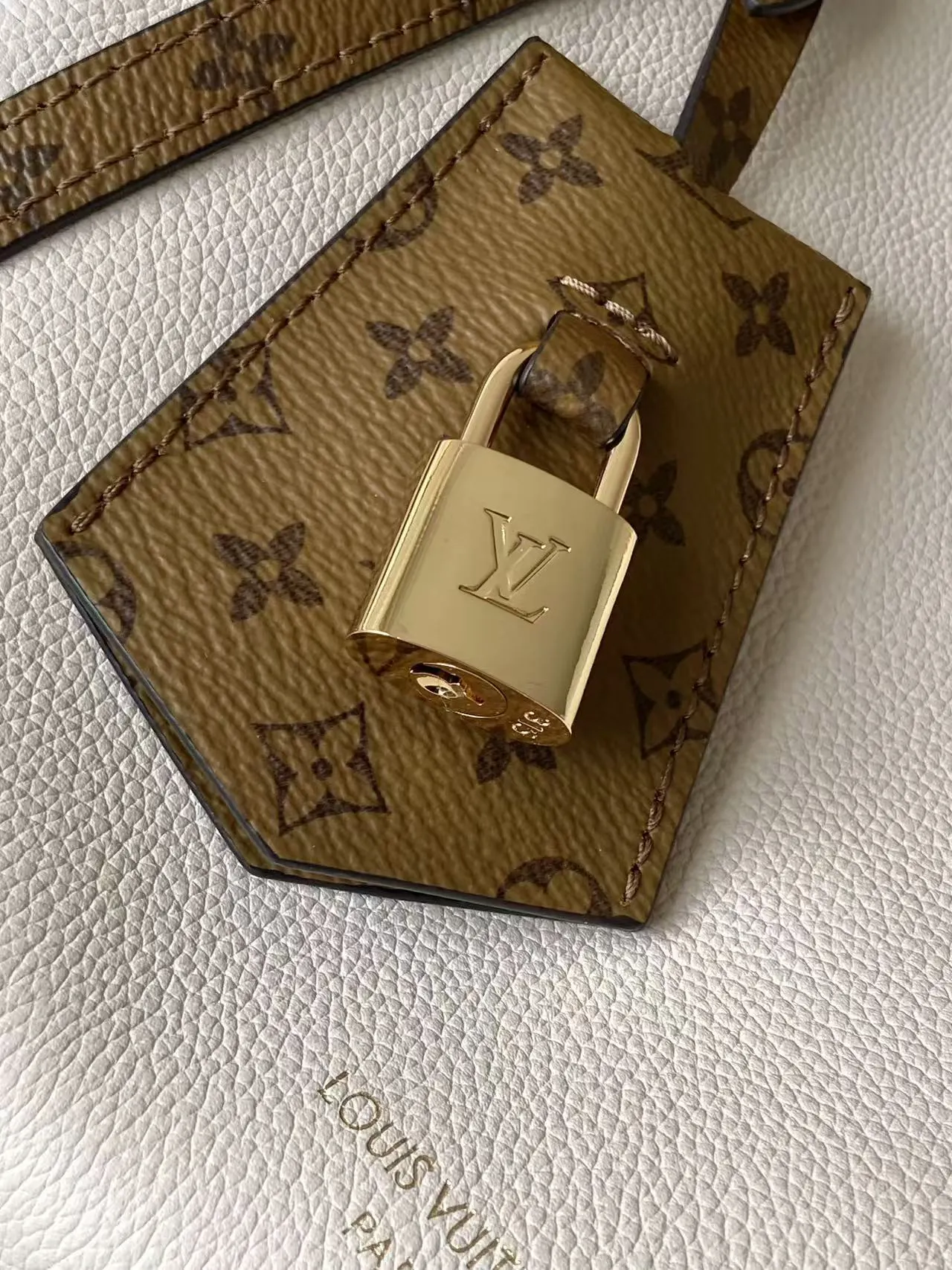 LV Keepall 黑色 米白 牛皮 旅行包 大容量旅行款