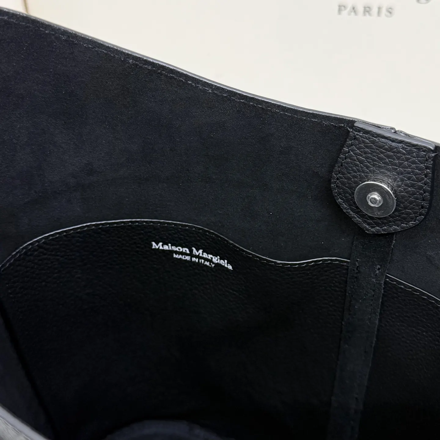 黑色 牛皮 Madison Margiela 托特包 大容量托特款
