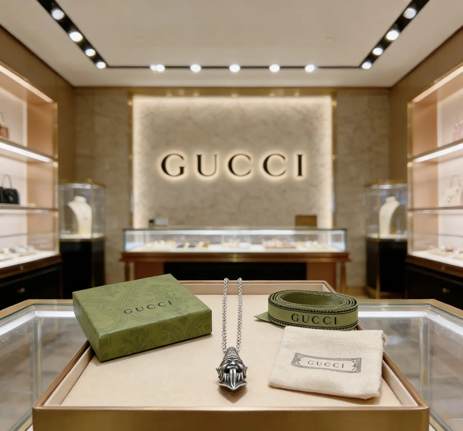 Gucci 链条包 单肩斜挎