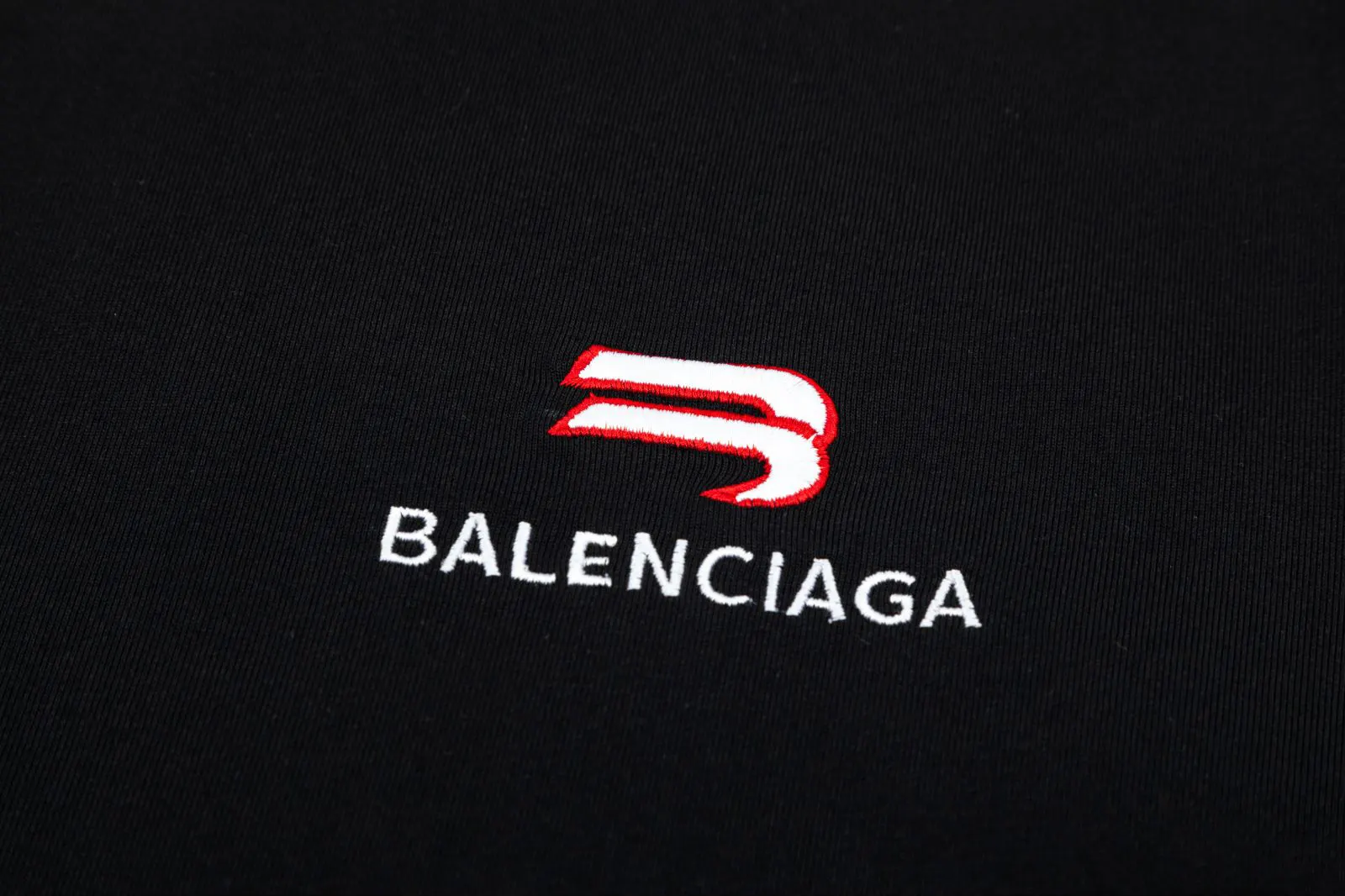 Balenciaga Black Logo Short Sleeve T-Shirt Street
