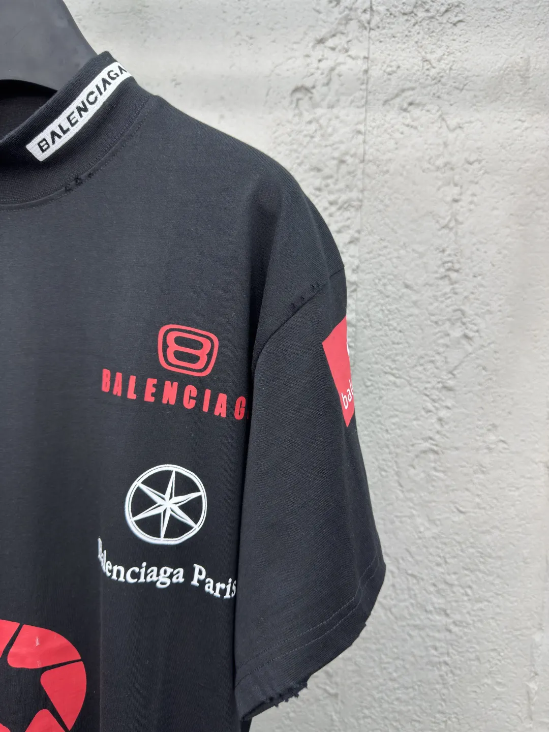 Balenciaga 黑色 Logo 短袖T恤