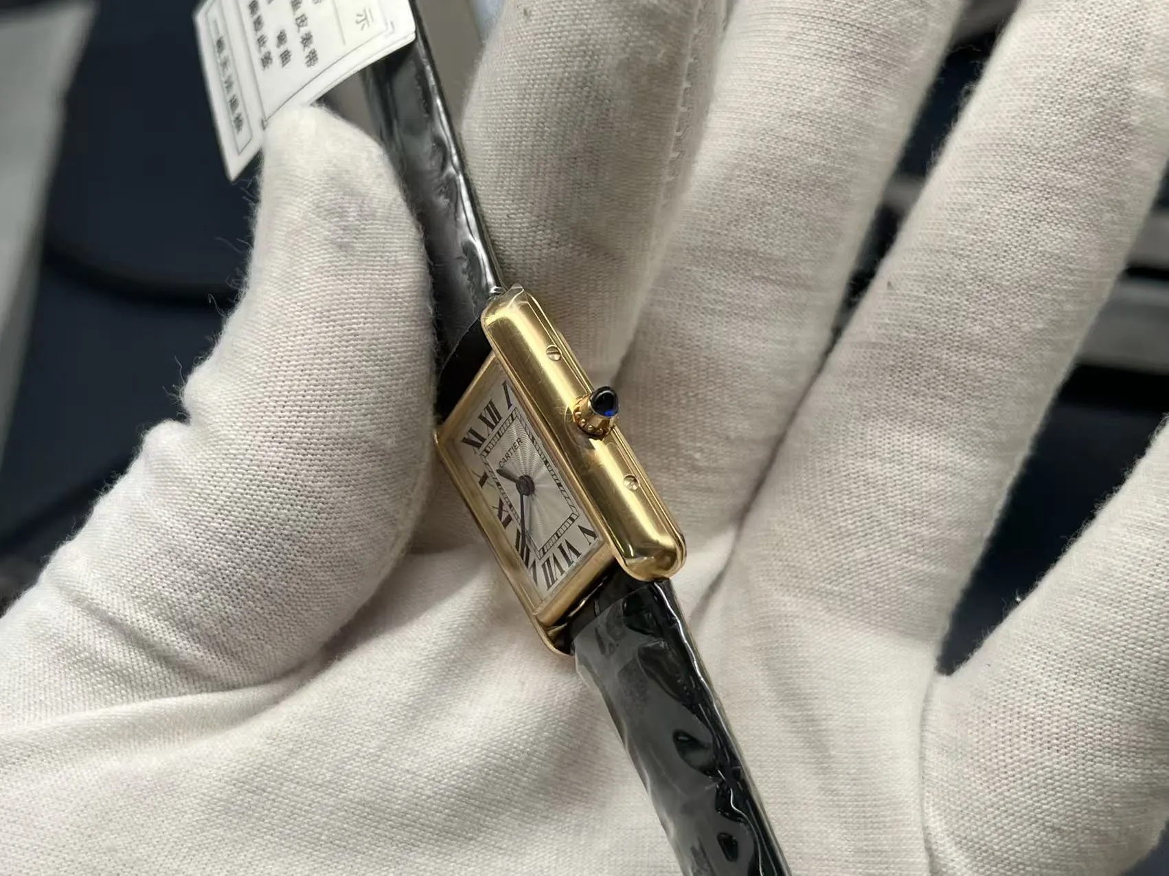 Cartier 鳄鱼皮 手表 经典腕表款