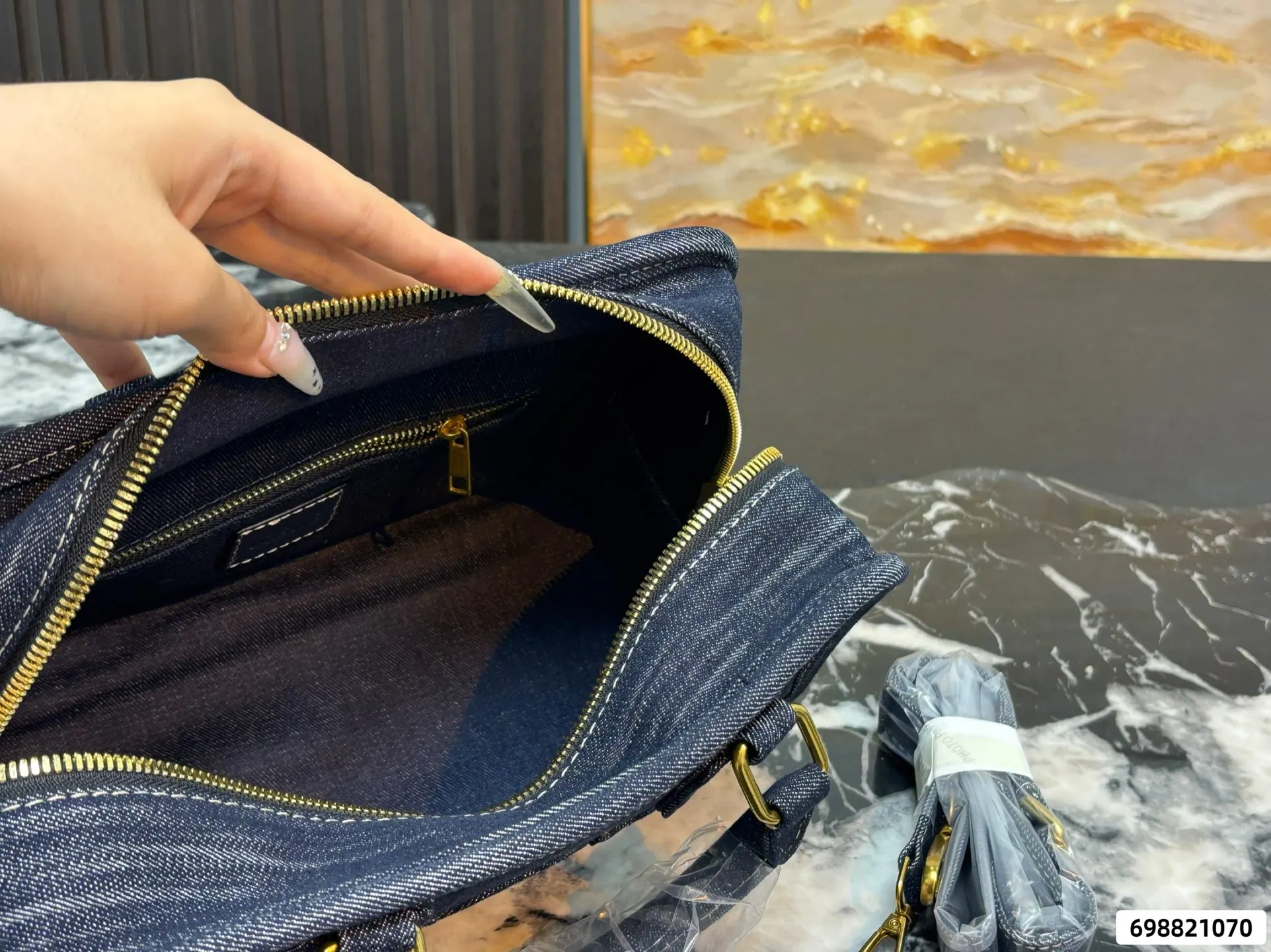 Loewe 拼色 帆布 这才是罗意威最值得入的中古包吧 斜挎包 轻便斜挎款