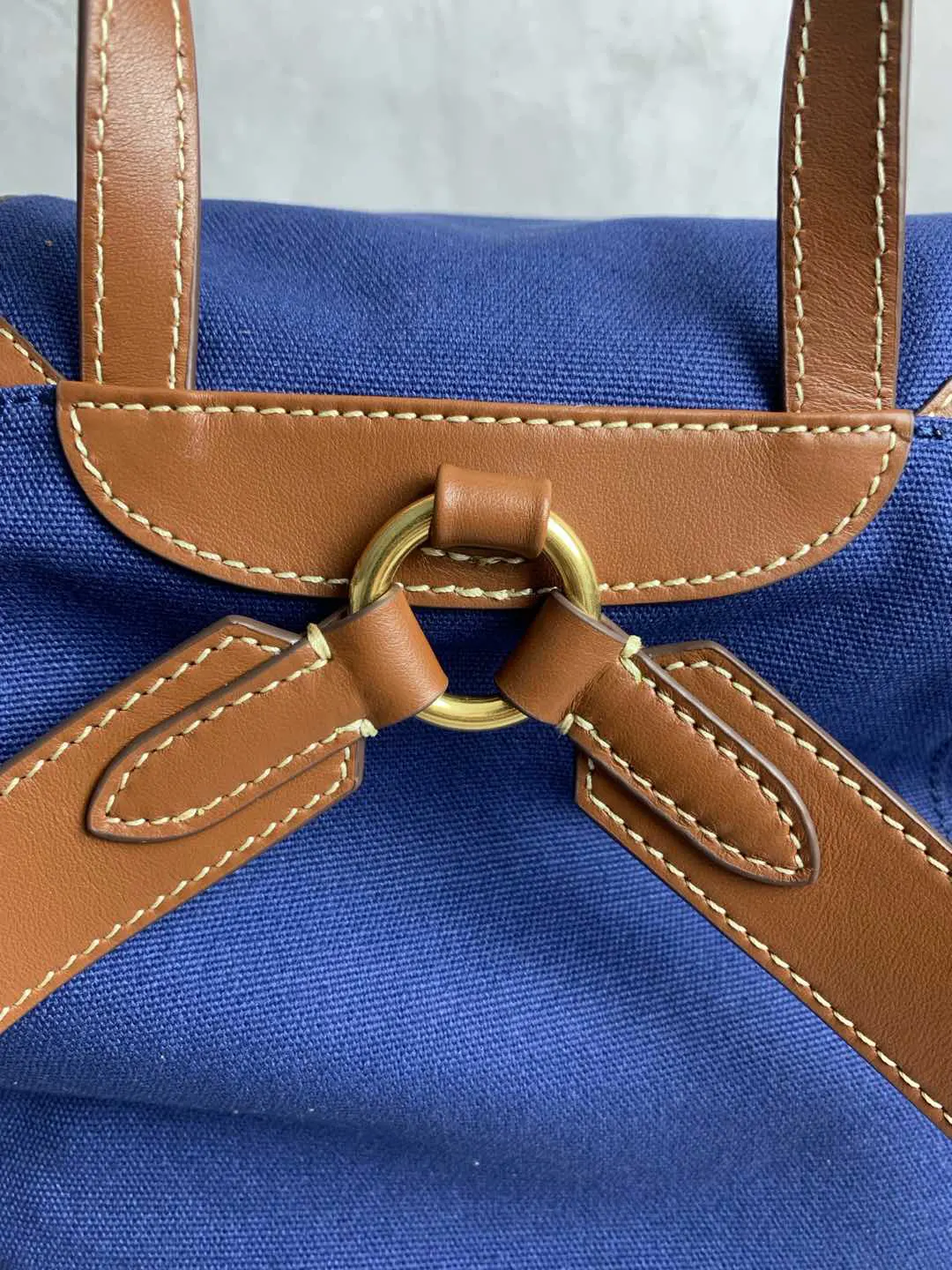 Backpack Canvas Leather