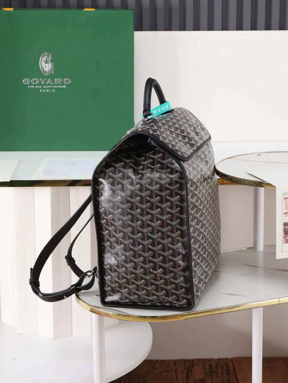 Goyard Black Backpack
