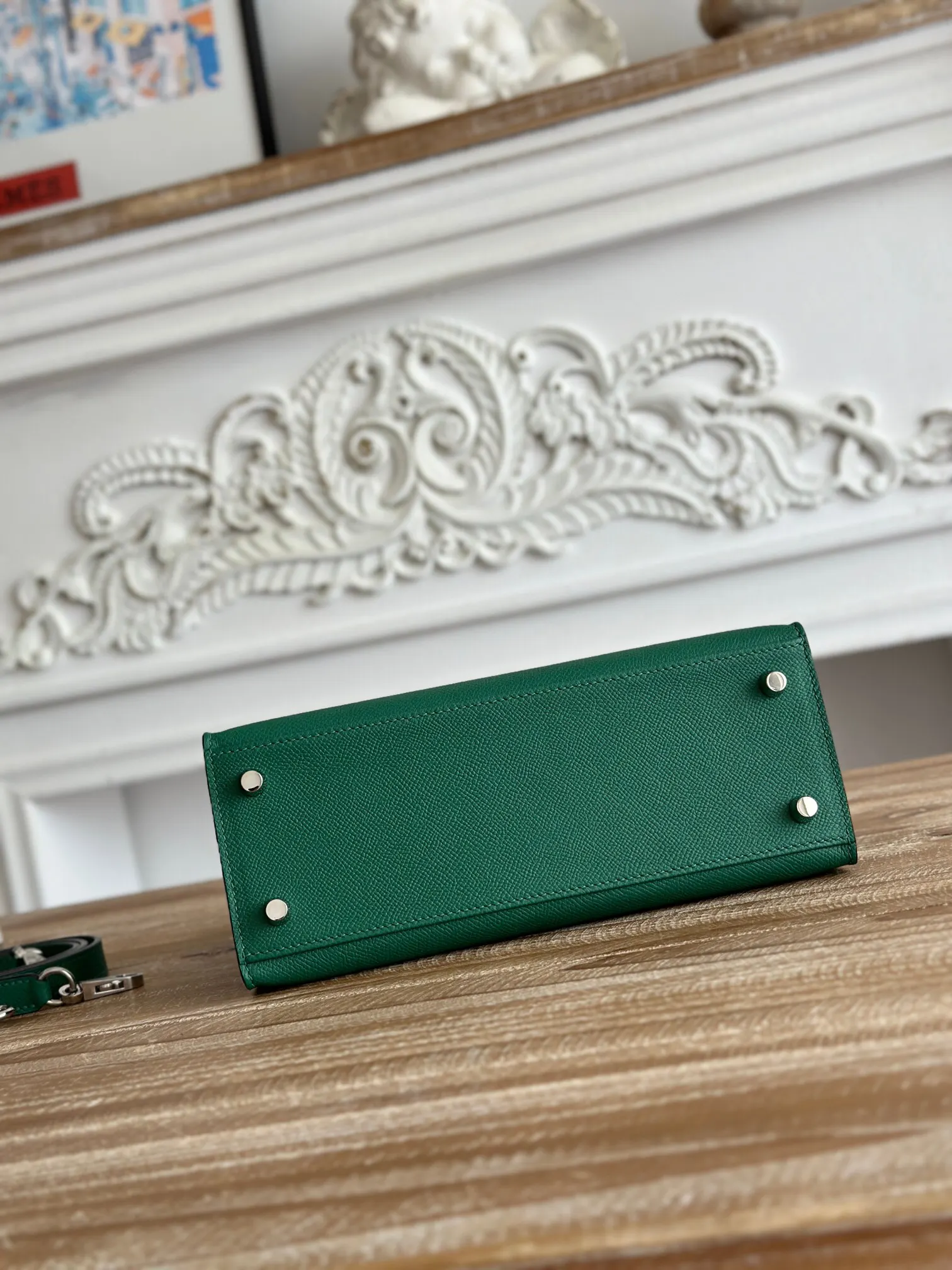 Hermès Kelly Top Handle Bag Classic Leather