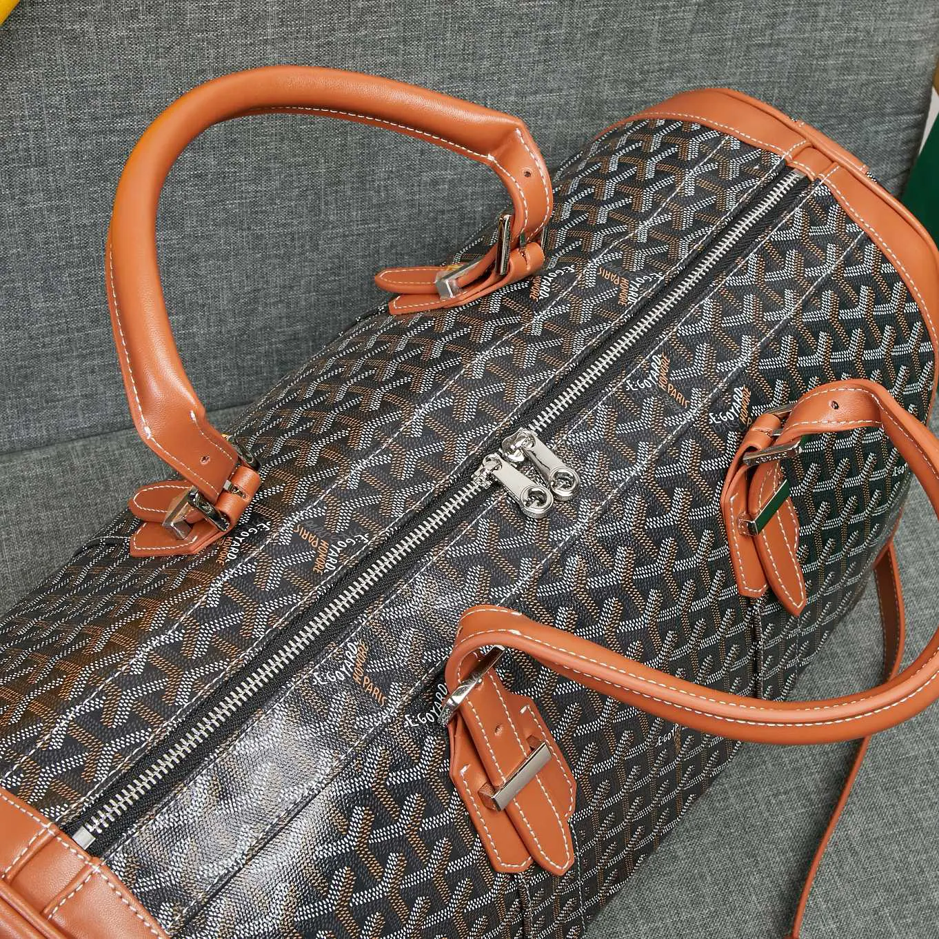 Goyard 吴亦凡同款包男女同款口袋GY戈雅旅行包手提单肩短 大容量旅行款