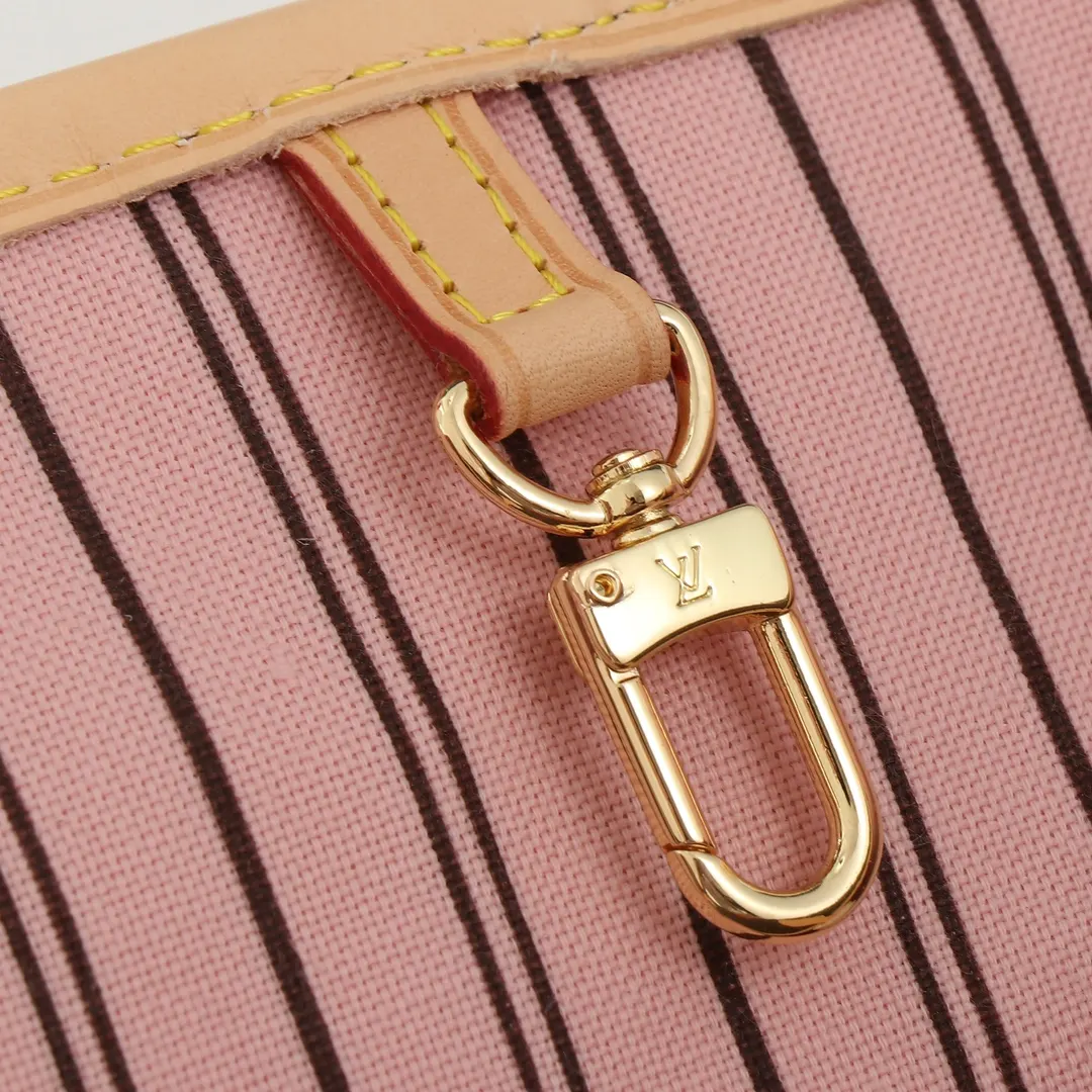 LV Neverfull 帆布 手拿包 精致手拿款