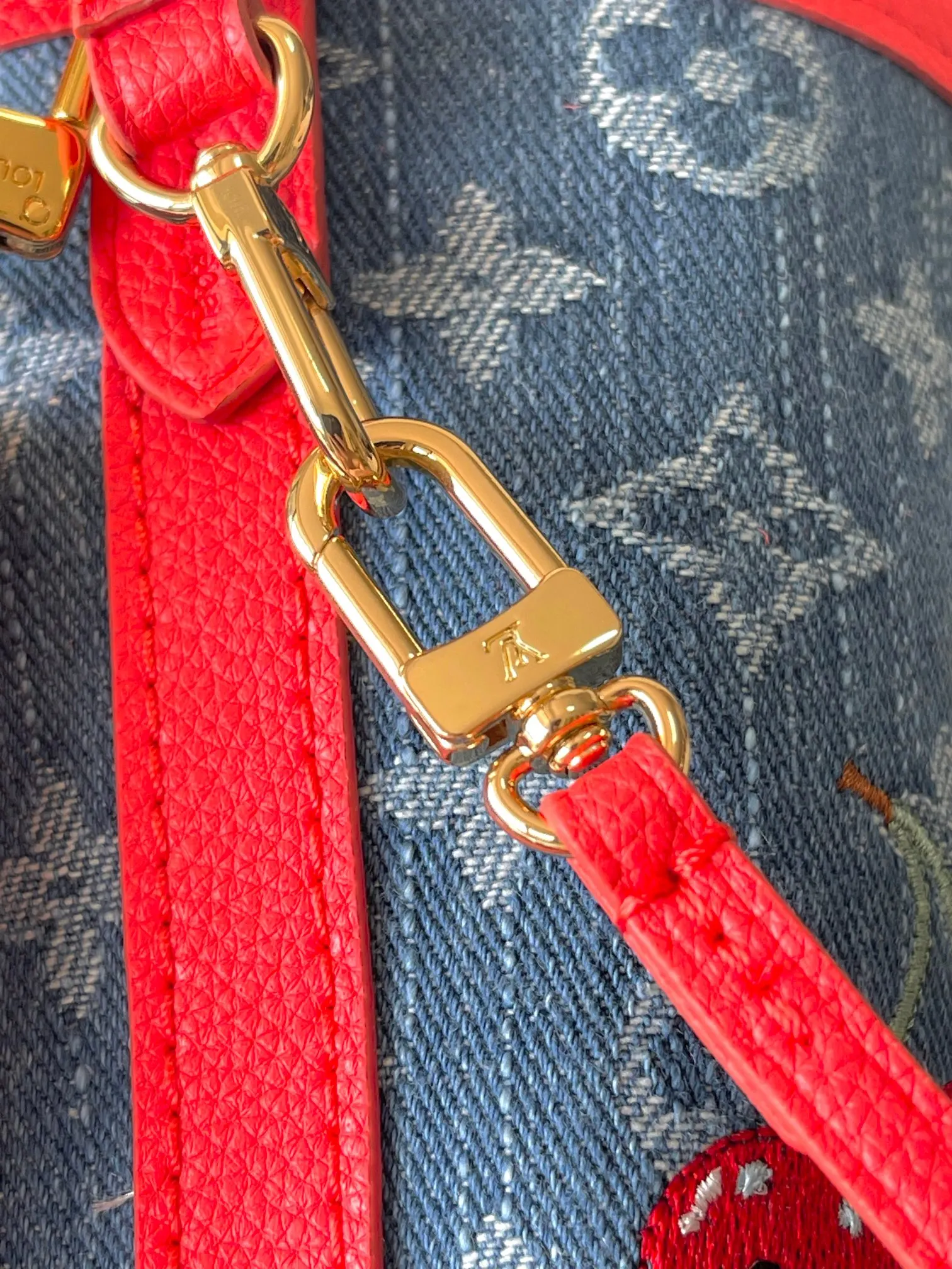 LV Neverfull 牛仔 丹宁 牛皮 收納包 旅行收納款(數字9) LV Neverfull 牛仔 丹宁 牛皮 收納包 旅行收納款(數字9)