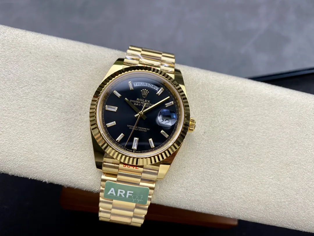 Rolex 元 ARF 劳力士黑冰糖 DD双历星 手表 经典腕表款