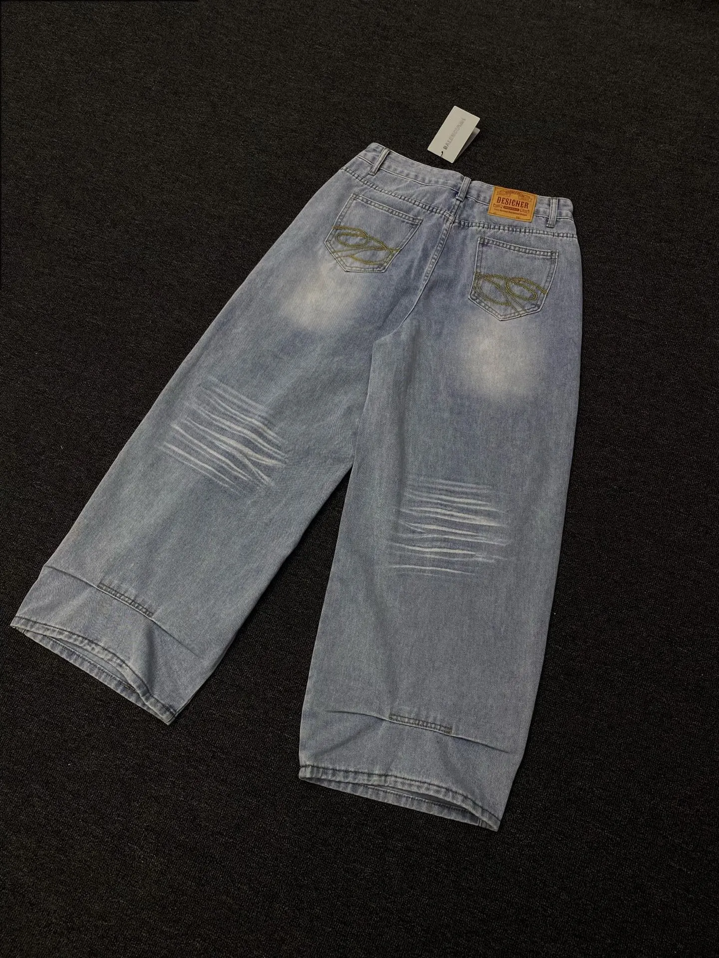 Balenciaga 藍色 牛仔 休閒裤 褲子