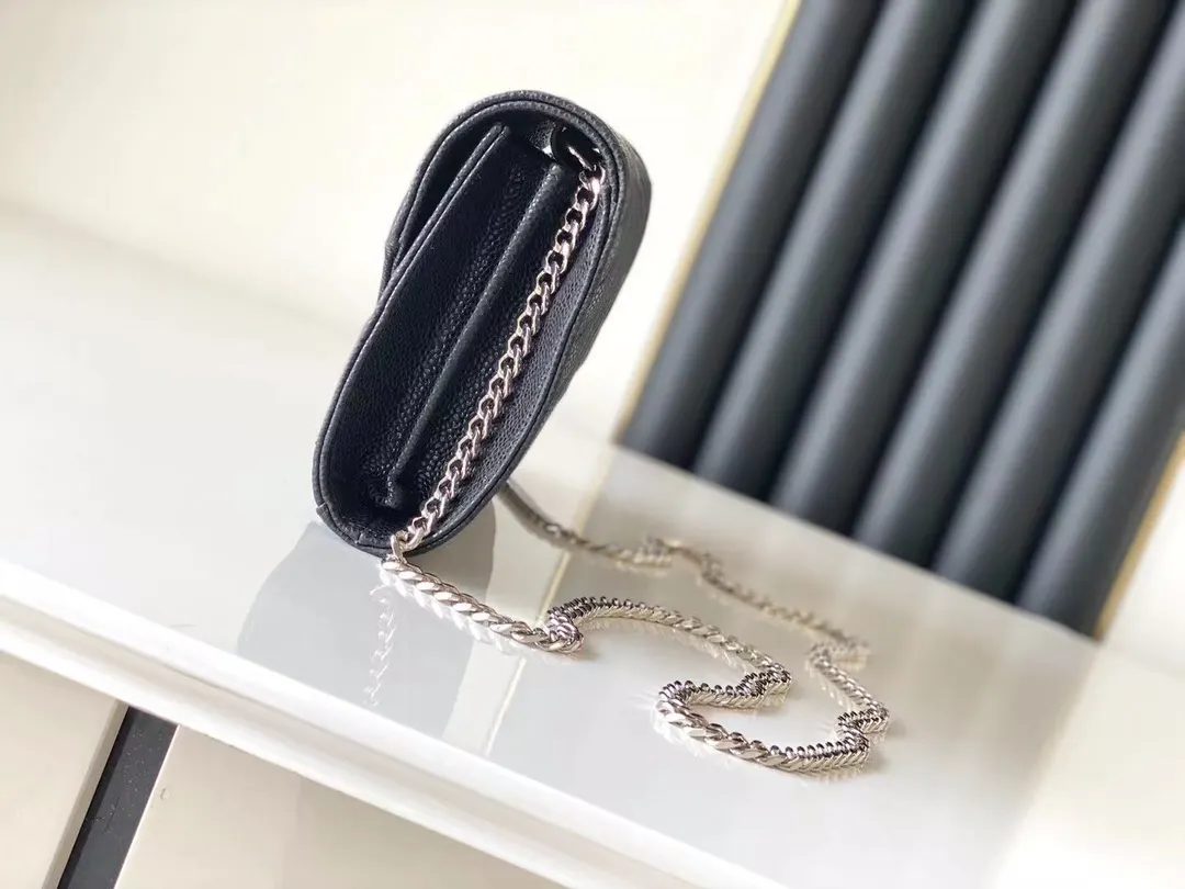 Black Chain Bag Leather