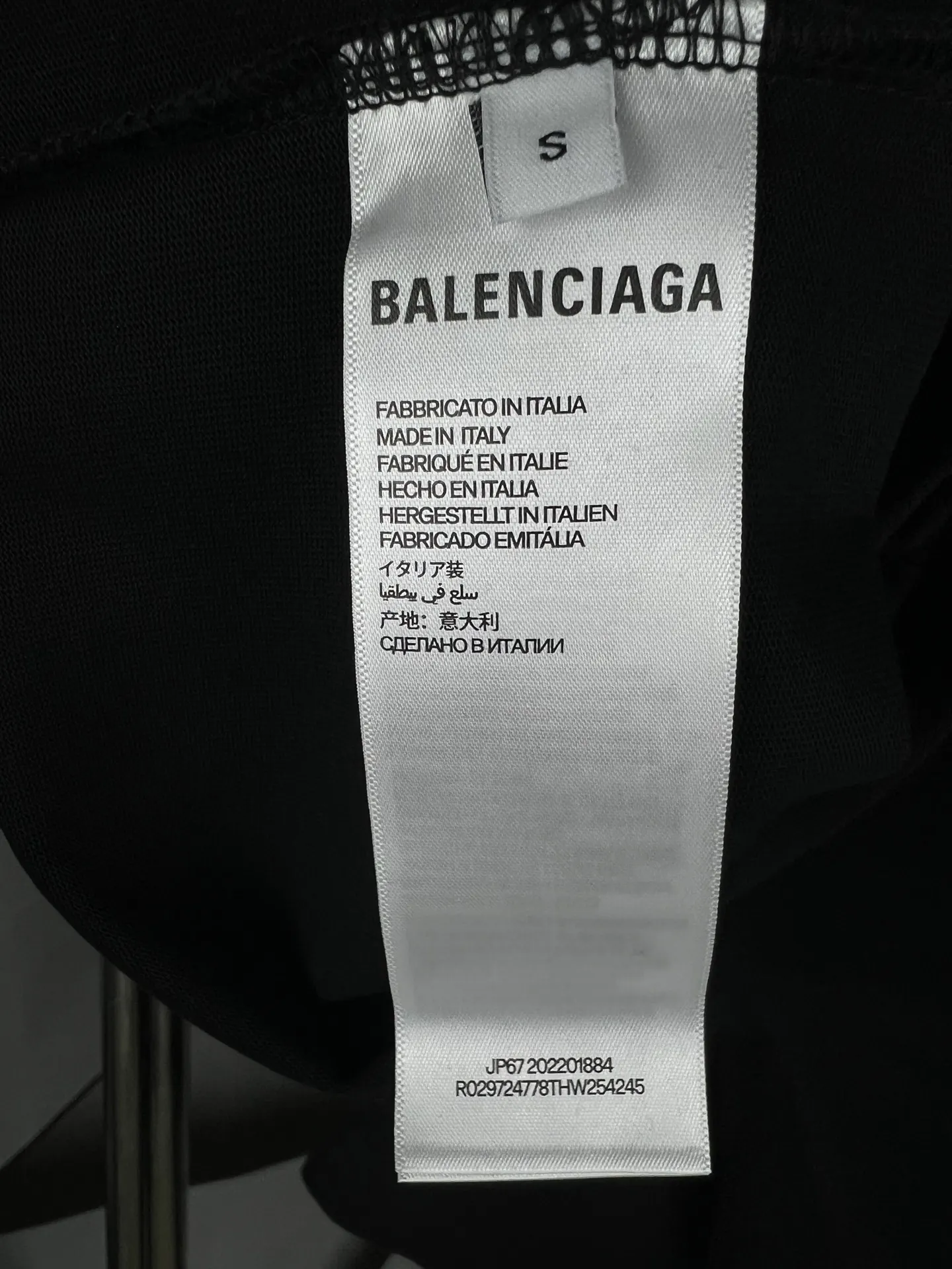 Balenciaga 26SS 刺绣 纯棉 短袖T恤 街头休闲款