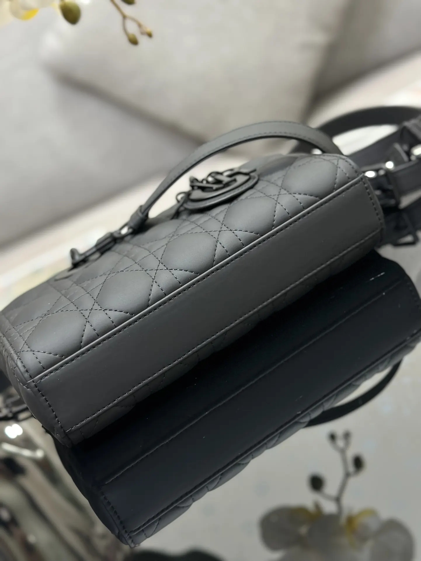 Dior Black Chain Bag Leather