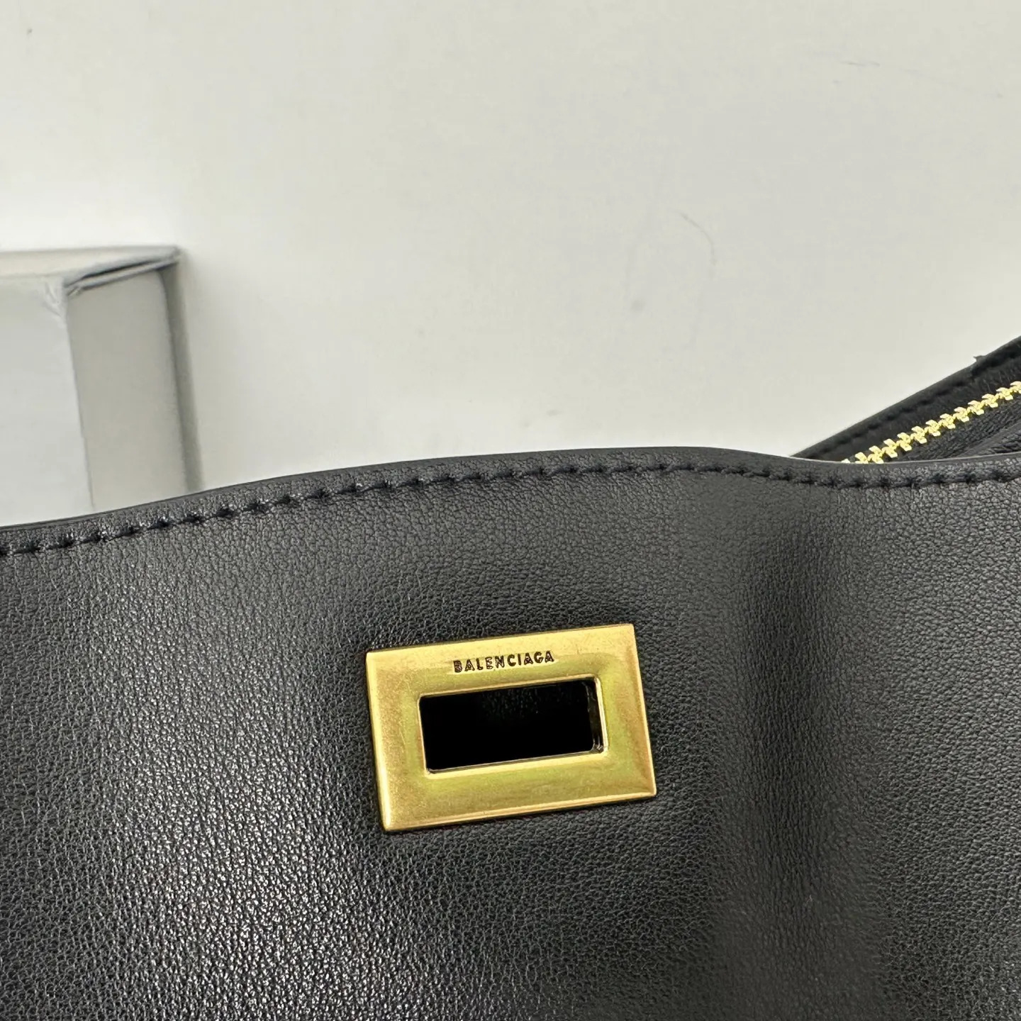 Balenciaga Rodeo Leather Hobo Bag