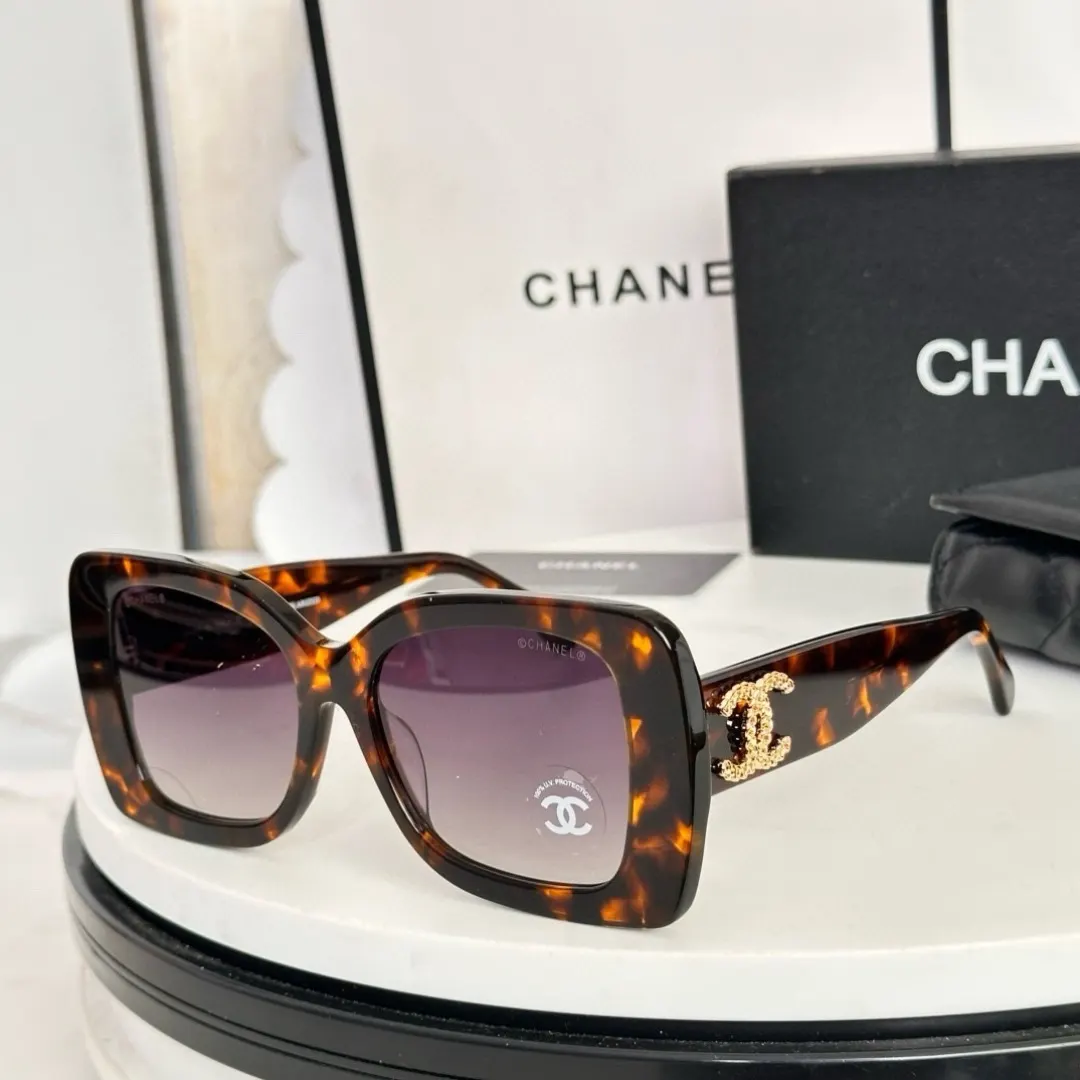 Chanel 墨镜 時尚防晒 太陽鏡