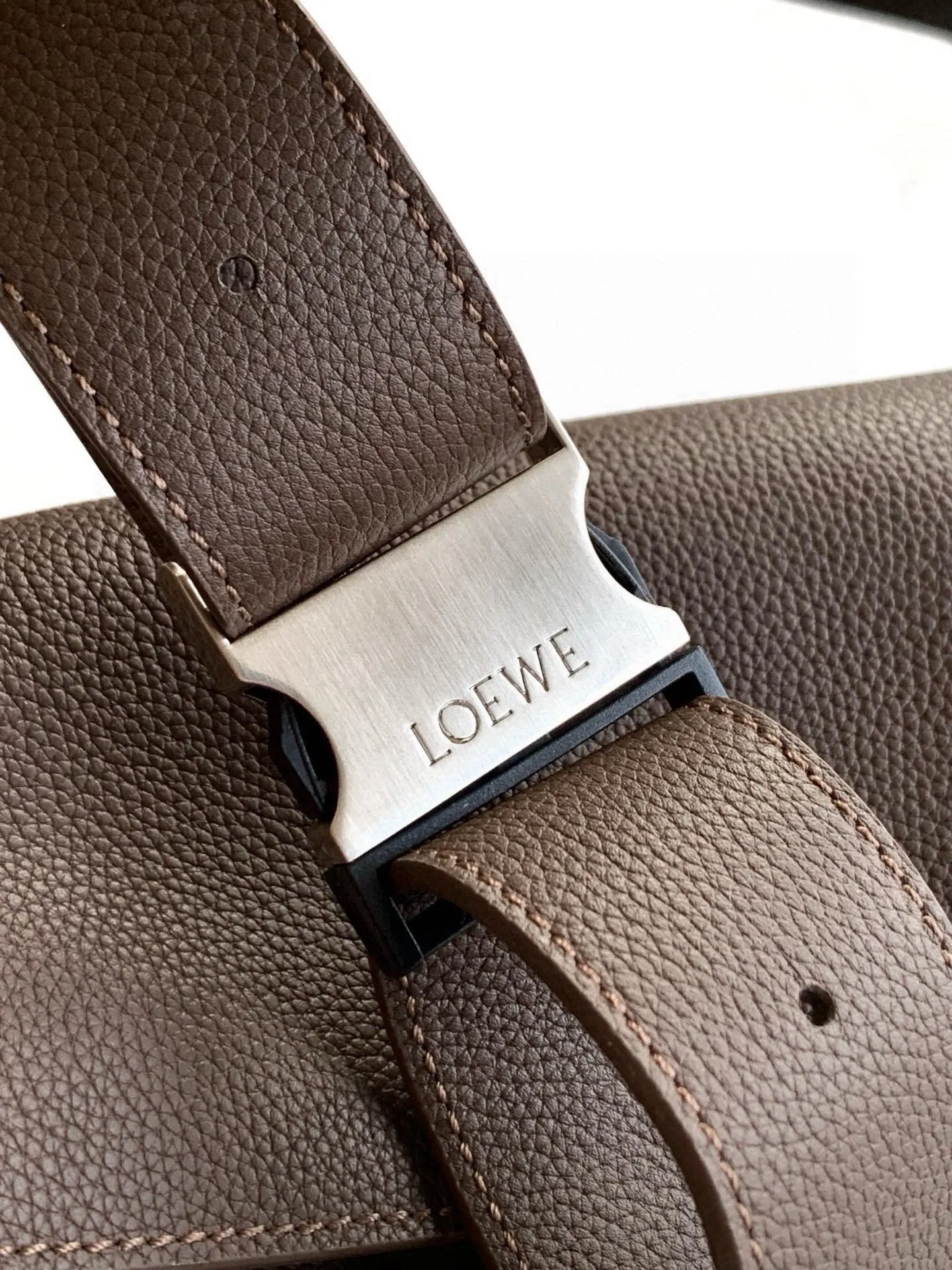 Coffee Belt Bag Casual Leather