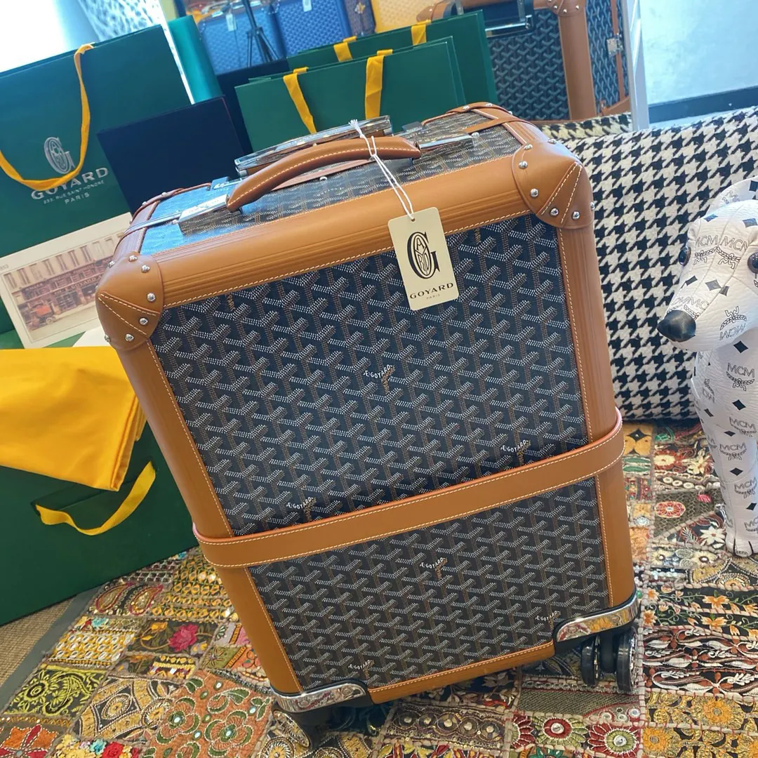 Goyard 黑色 白色 行李箱 旅行拉杆款 轻便出行款