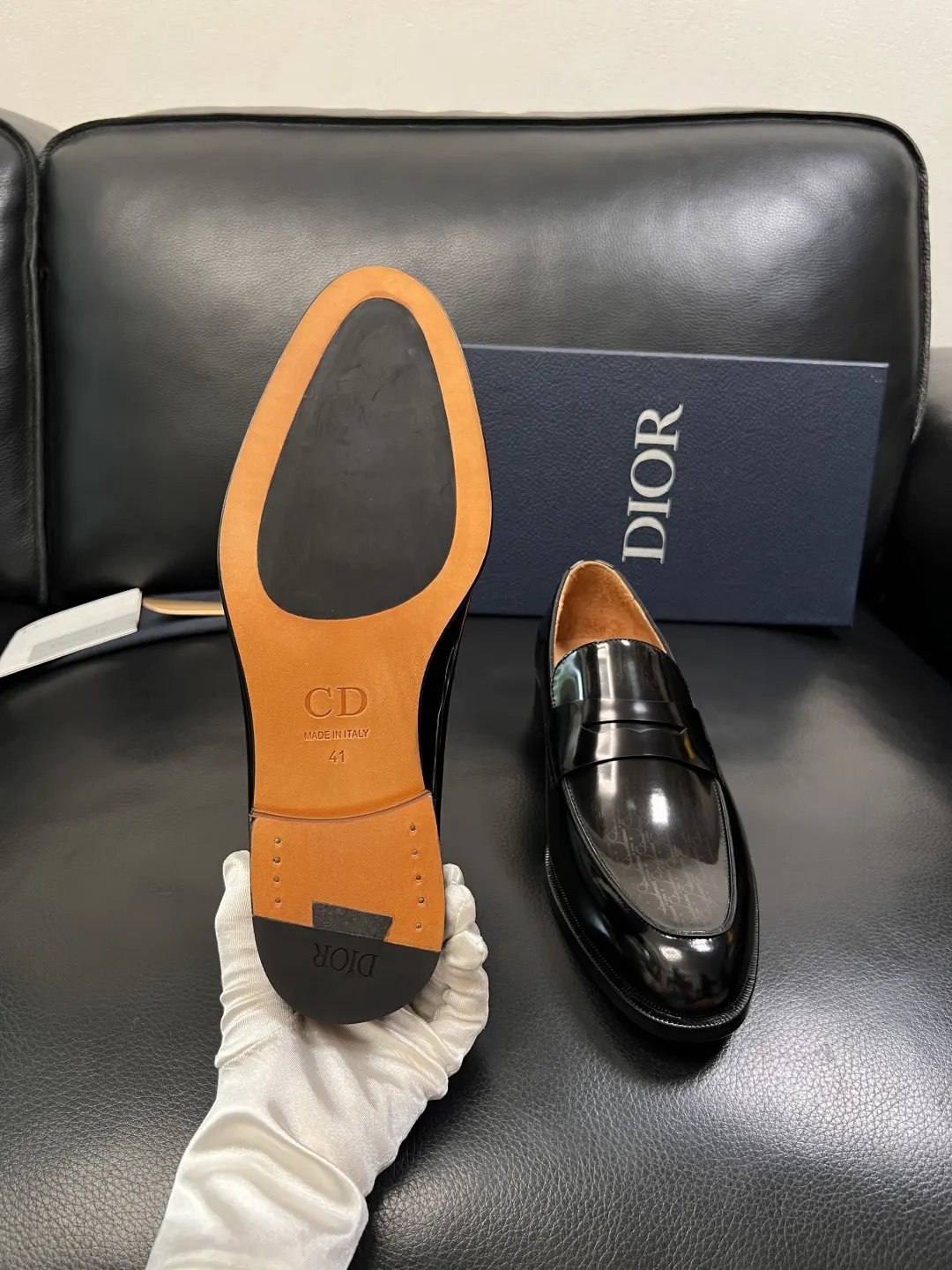 Dior 黑色牛皮乐福鞋 经典百搭款