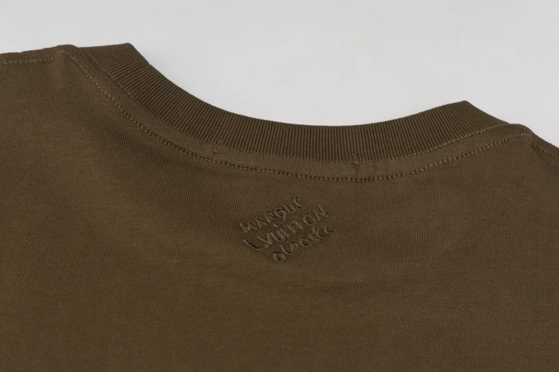LV Cotton Short Sleeve T-Shirt Casual Versatile