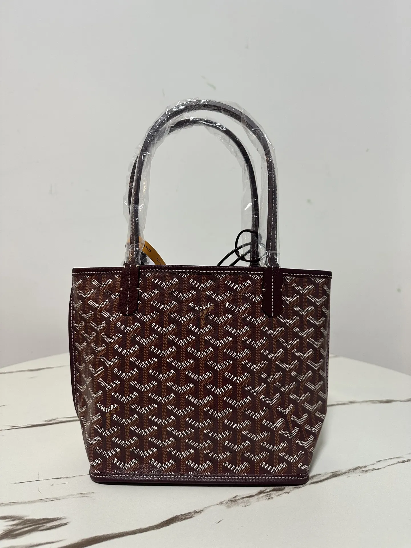 Goyard 红色 酒红 小牛皮 托特包 大容量托特款