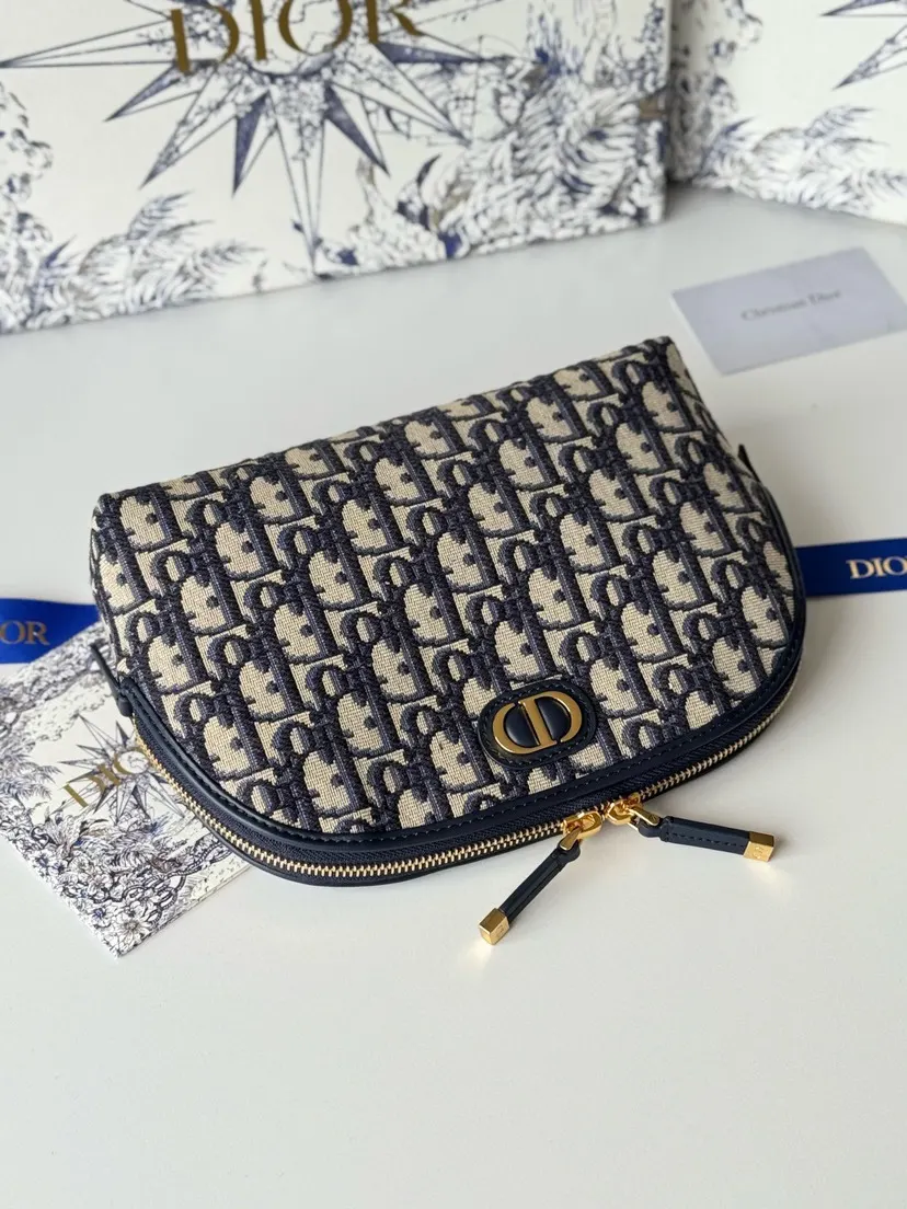 Blue Monogram Tote Bag Classic